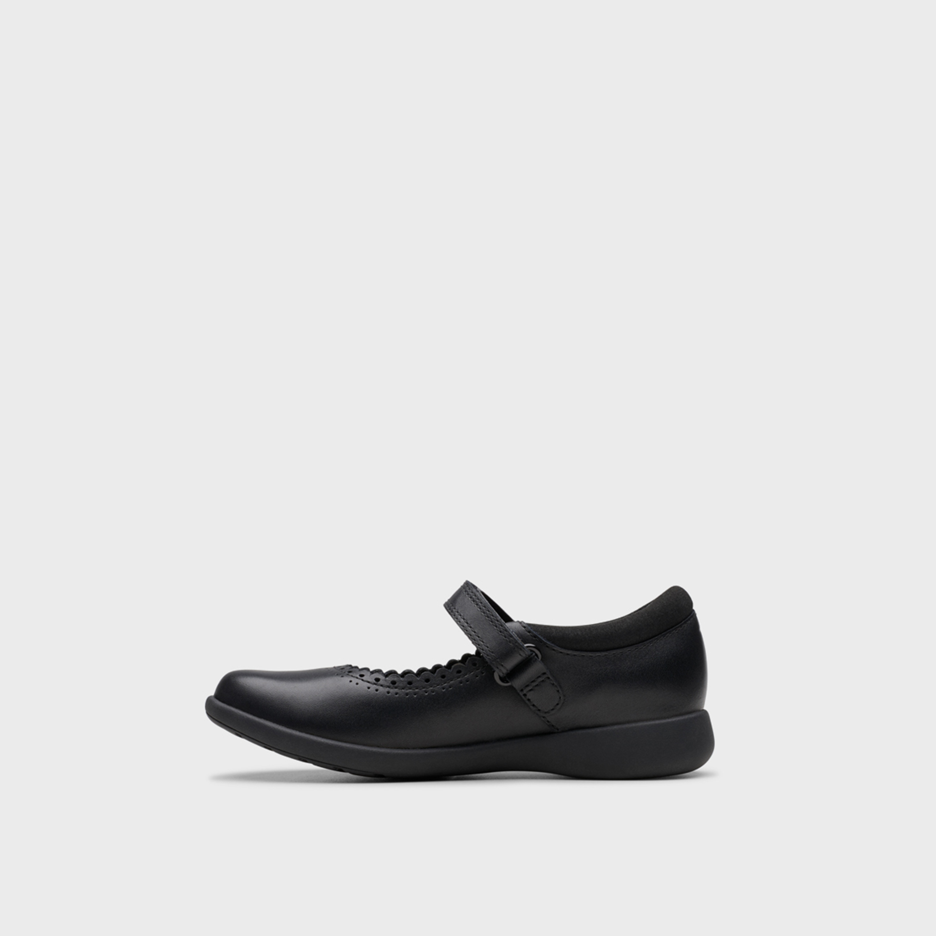 Clarks Girls Etch Pure Hook & Loop Mary Jane Shoes | 26179194-girls-shoes-schoolshoes-image-2