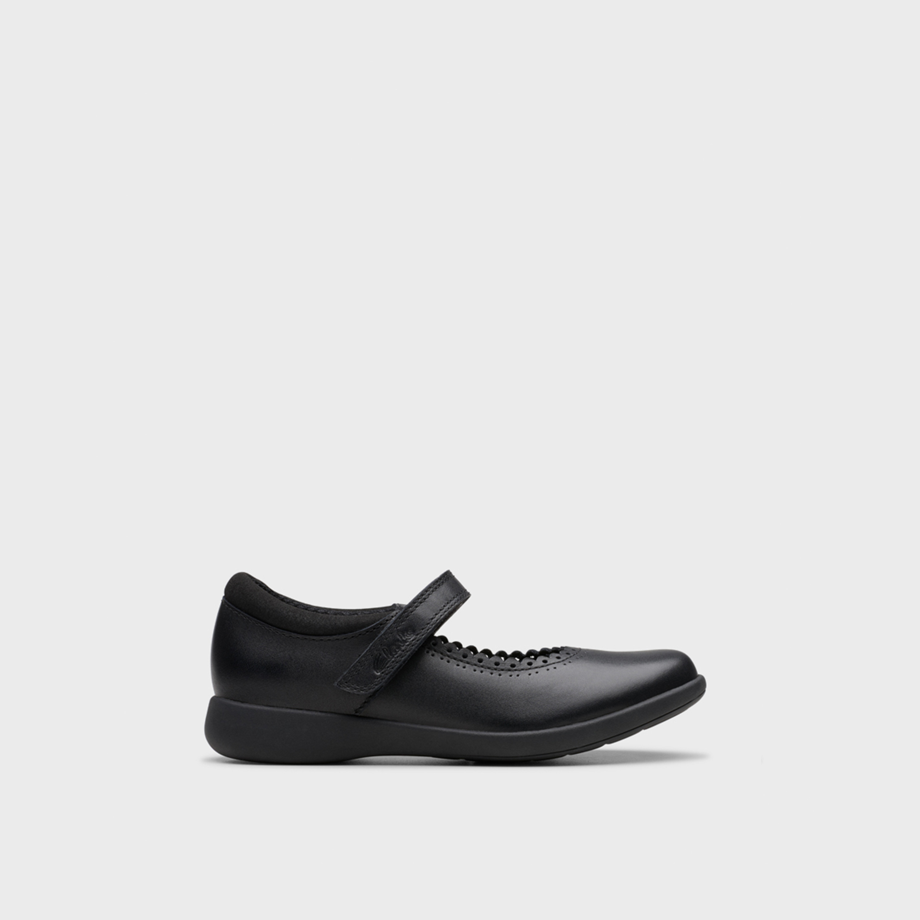 Clarks Girls Etch Pure Hook & Loop Mary Jane Shoes | 26179194-girls-shoes-schoolshoes-image-3