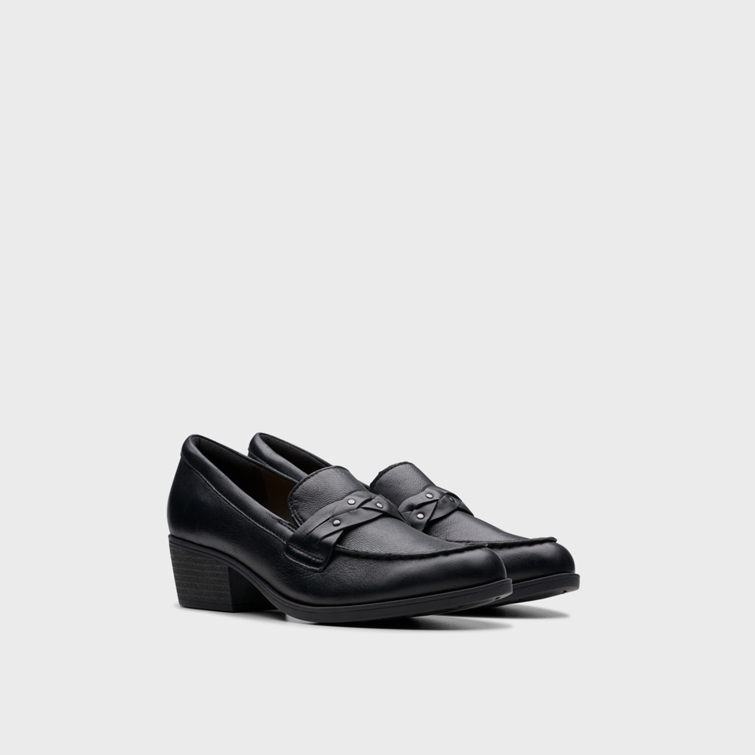 كلاركس- للنساء كعب سميك سهل الارتداء  | 26179566-women-shoes-loafersandmoccasins-image-1