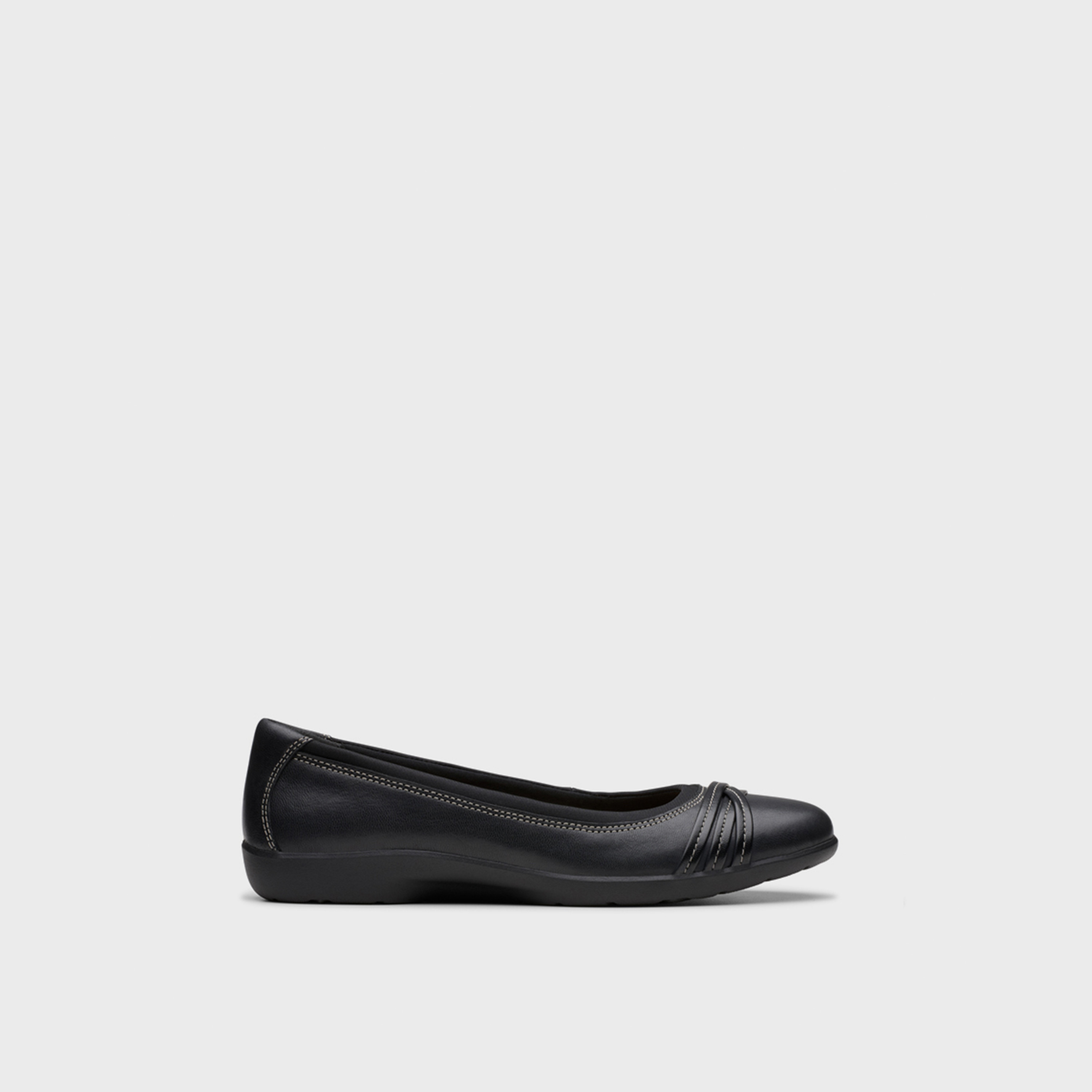 كلاركس- حذاء بلارينا مقدمة مستديرة للنساء سهل الارتداء  | 26179646-women-shoes-flats-ballerinas-image-3