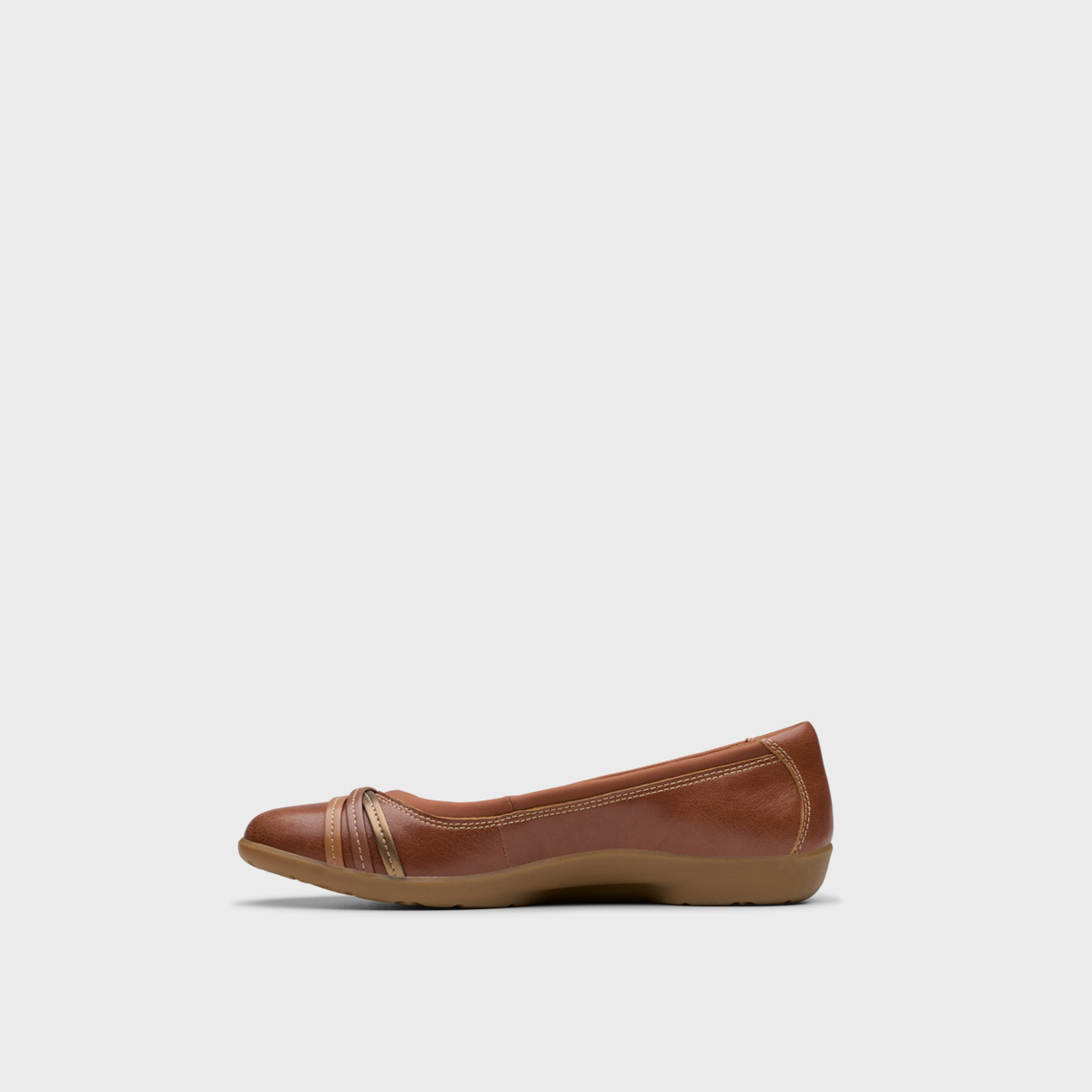 كلاركس- حذاء بلارينا مقدمة مستديرة للنساء سهل الارتداء  | 26179648-women-shoes-flats-ballerinas-image-2