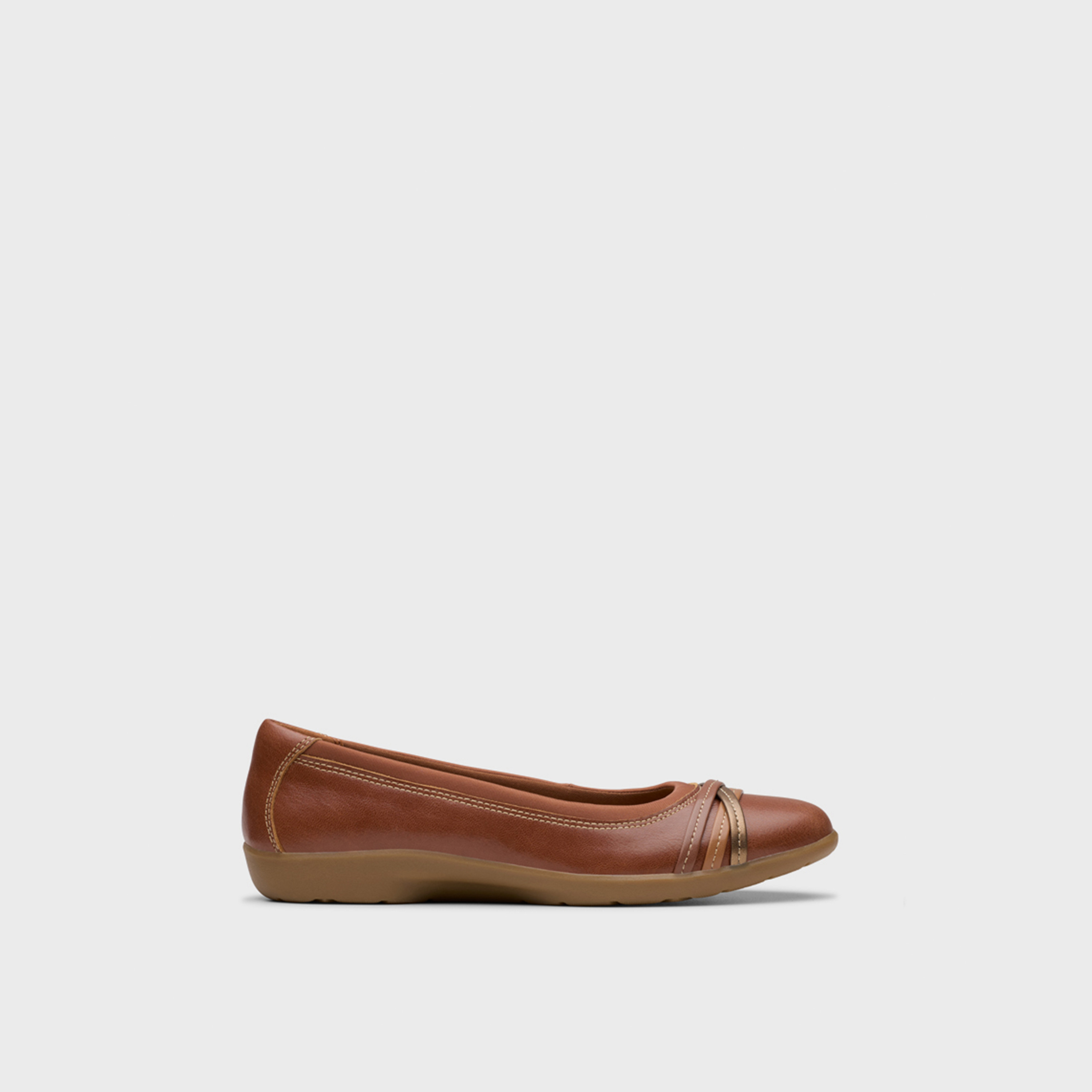 كلاركس- حذاء بلارينا مقدمة مستديرة للنساء سهل الارتداء  | 26179648-women-shoes-flats-ballerinas-image-3