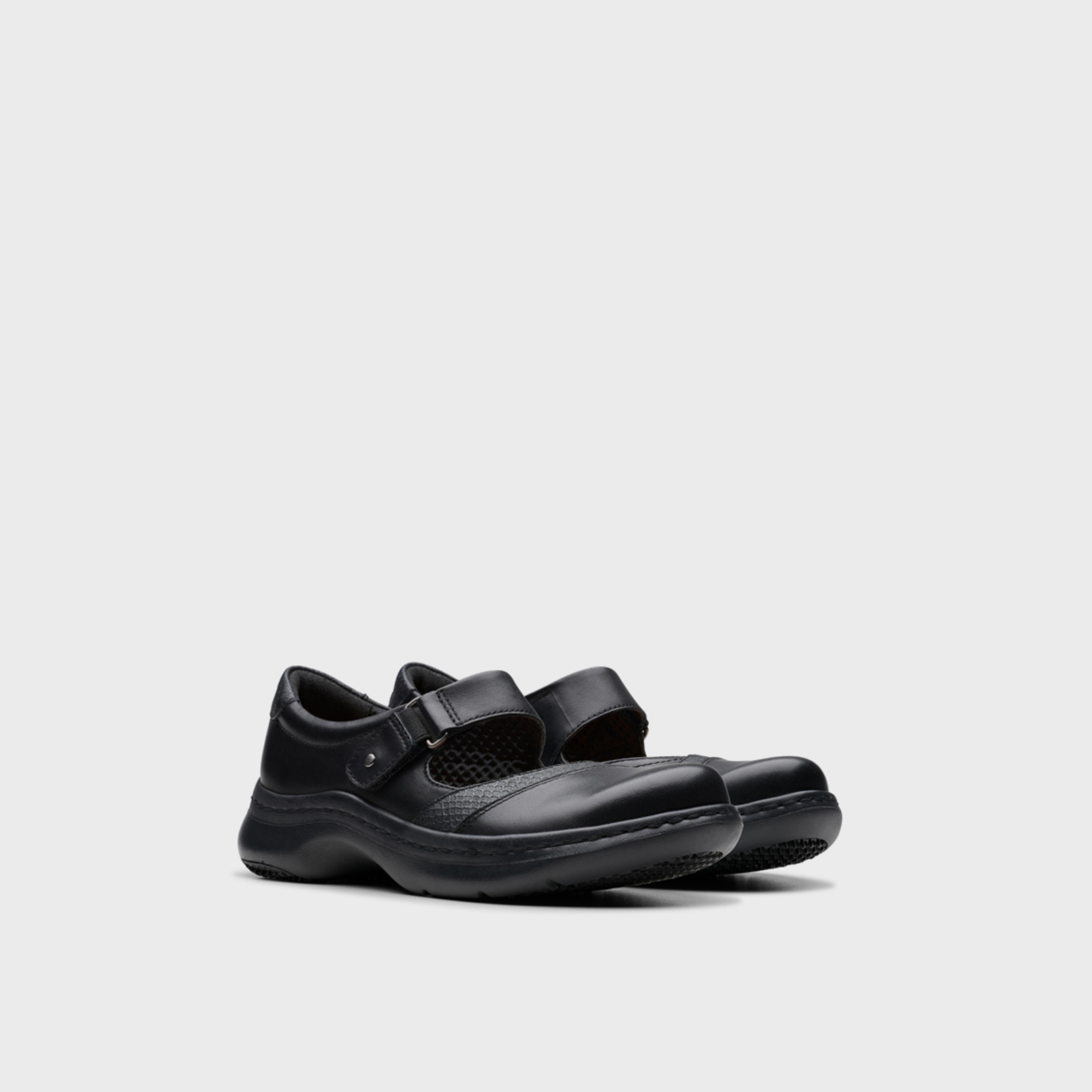 Clarks Women's ClarksPro Pace Hook & Loop Mary Jane Shoes | 26179828-women-shoes-ballerinas-image-1
