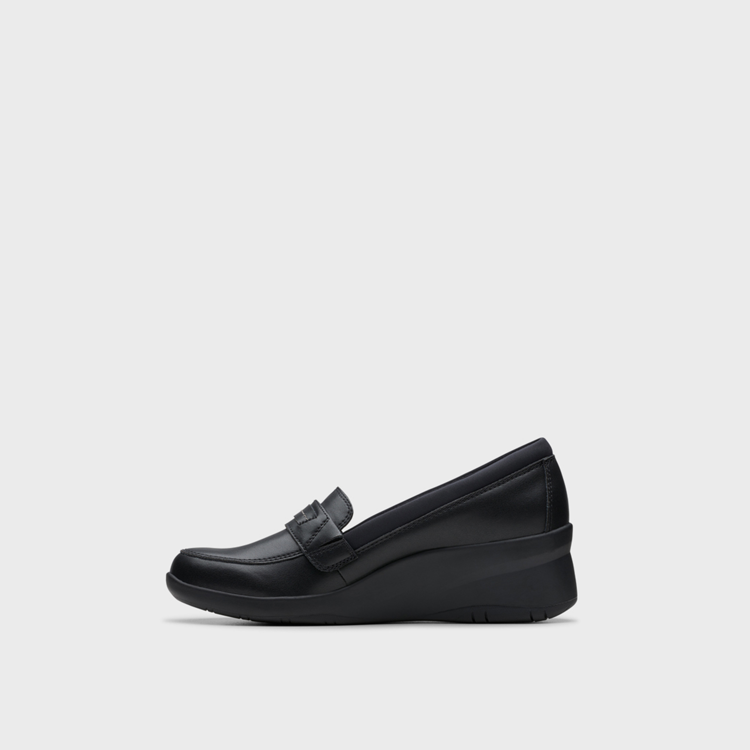 Clarks Women's Suttyn Penny Slip-On Wedge Heel Loafers | 26180136-women-shoes-loafersandmoccasins-image-2