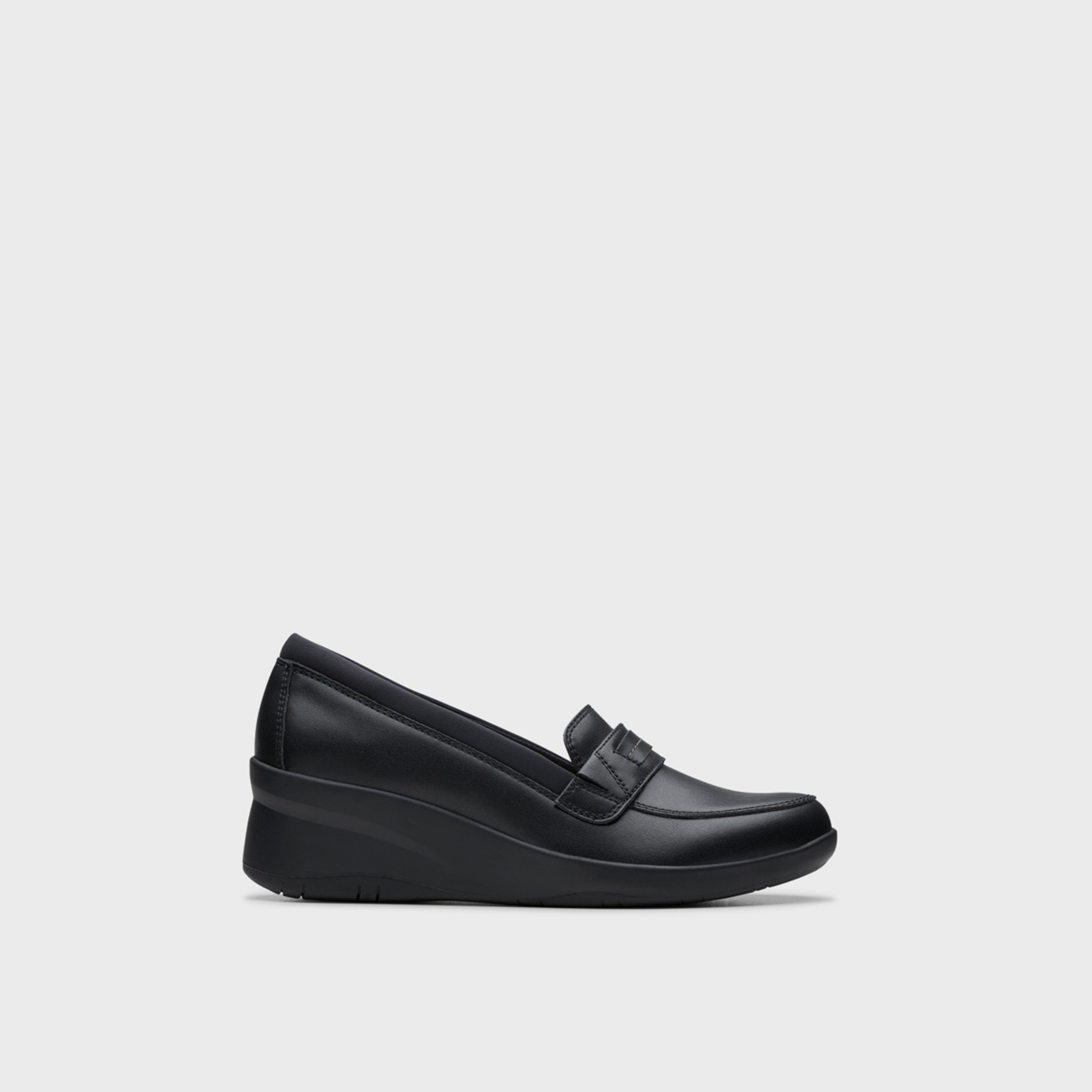 Clarks Women's Suttyn Penny Slip-On Wedge Heel Loafers | 26180136-women-shoes-loafersandmoccasins-image-3