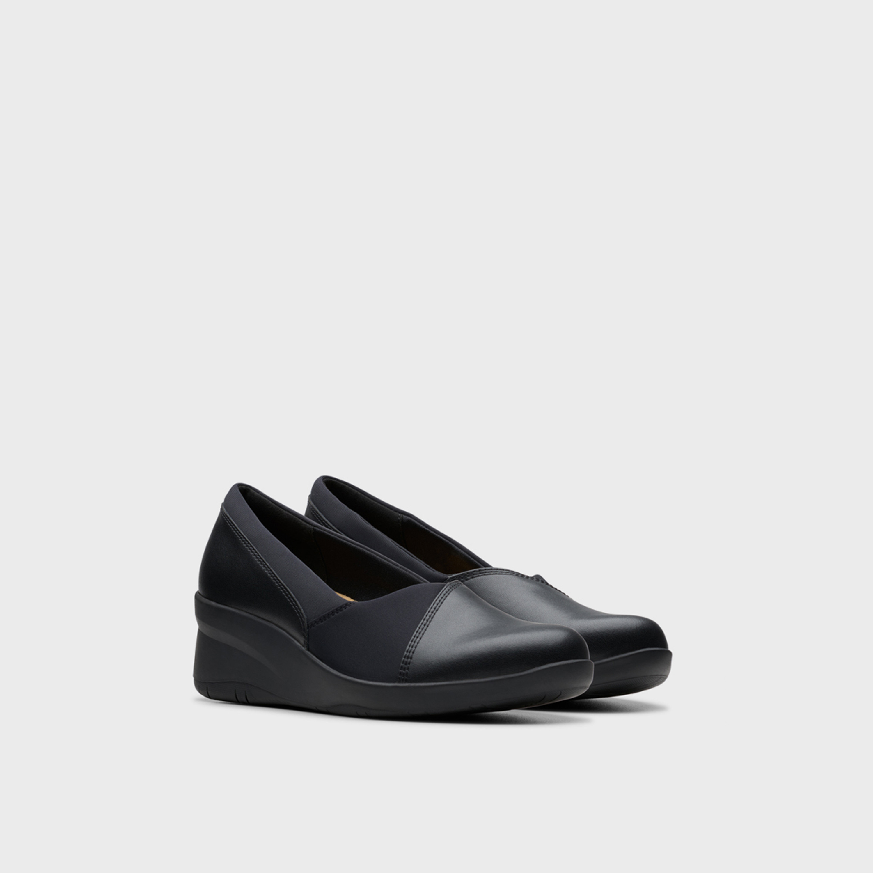 Clarks Women's Suttyn Walk Slip-On Wedges | 26180140-women-shoes-heels-image-1