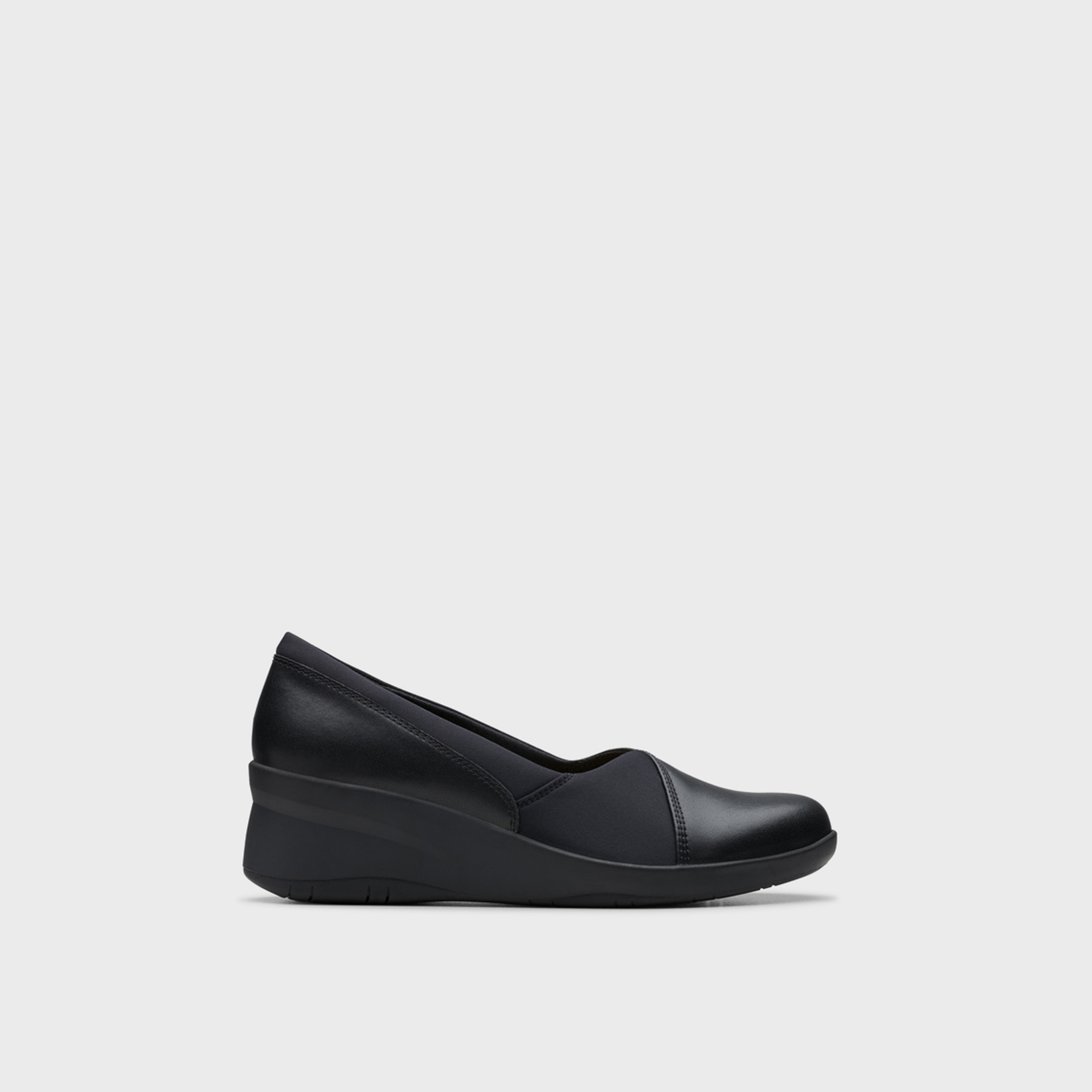 Clarks Women's Suttyn Walk Slip-On Wedges | 26180140-women-shoes-heels-image-3