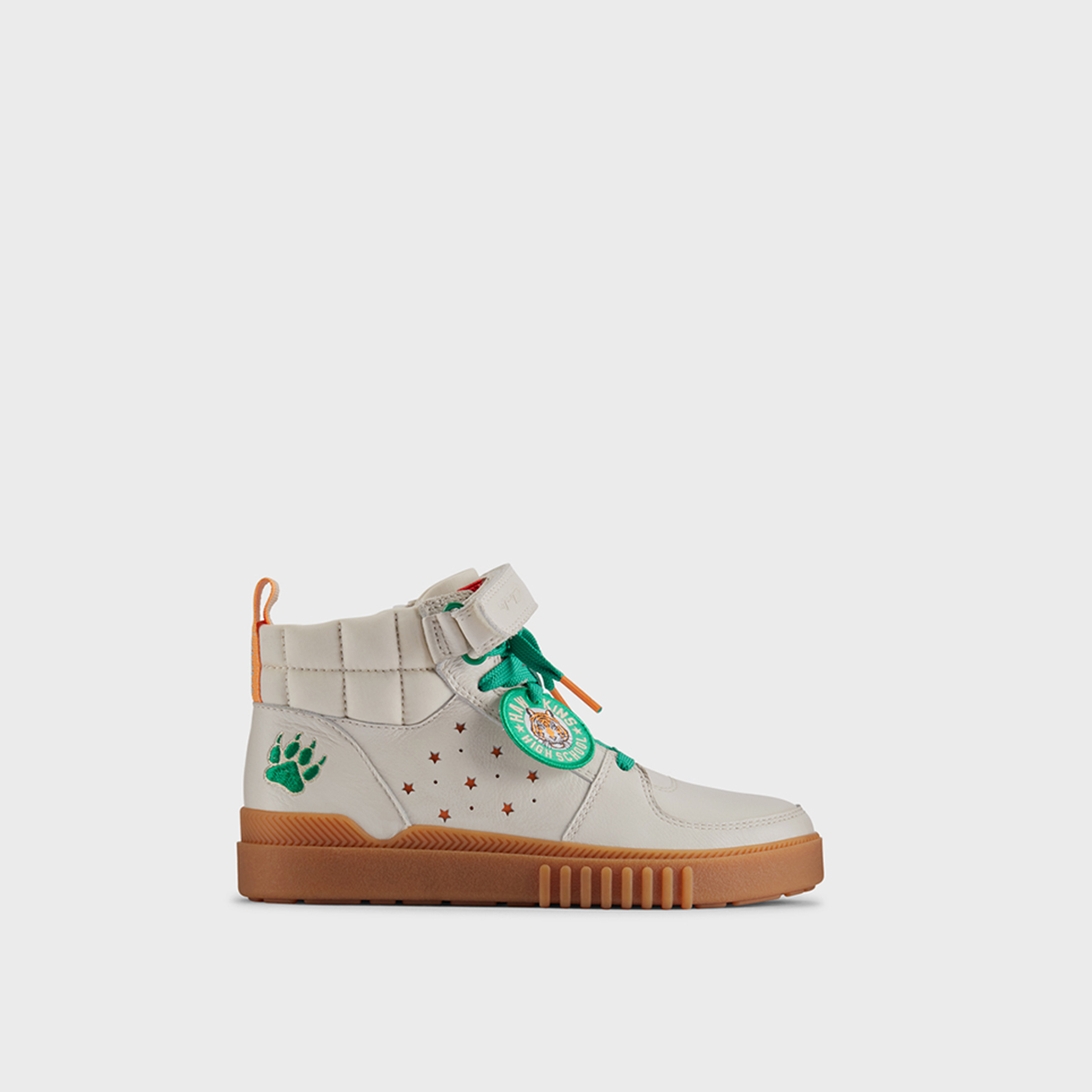 Clarks Kid's Hook & Loop ST SomersetHiO High Top Sneakers | 26180319-girls-shoes-sneakers-image-2