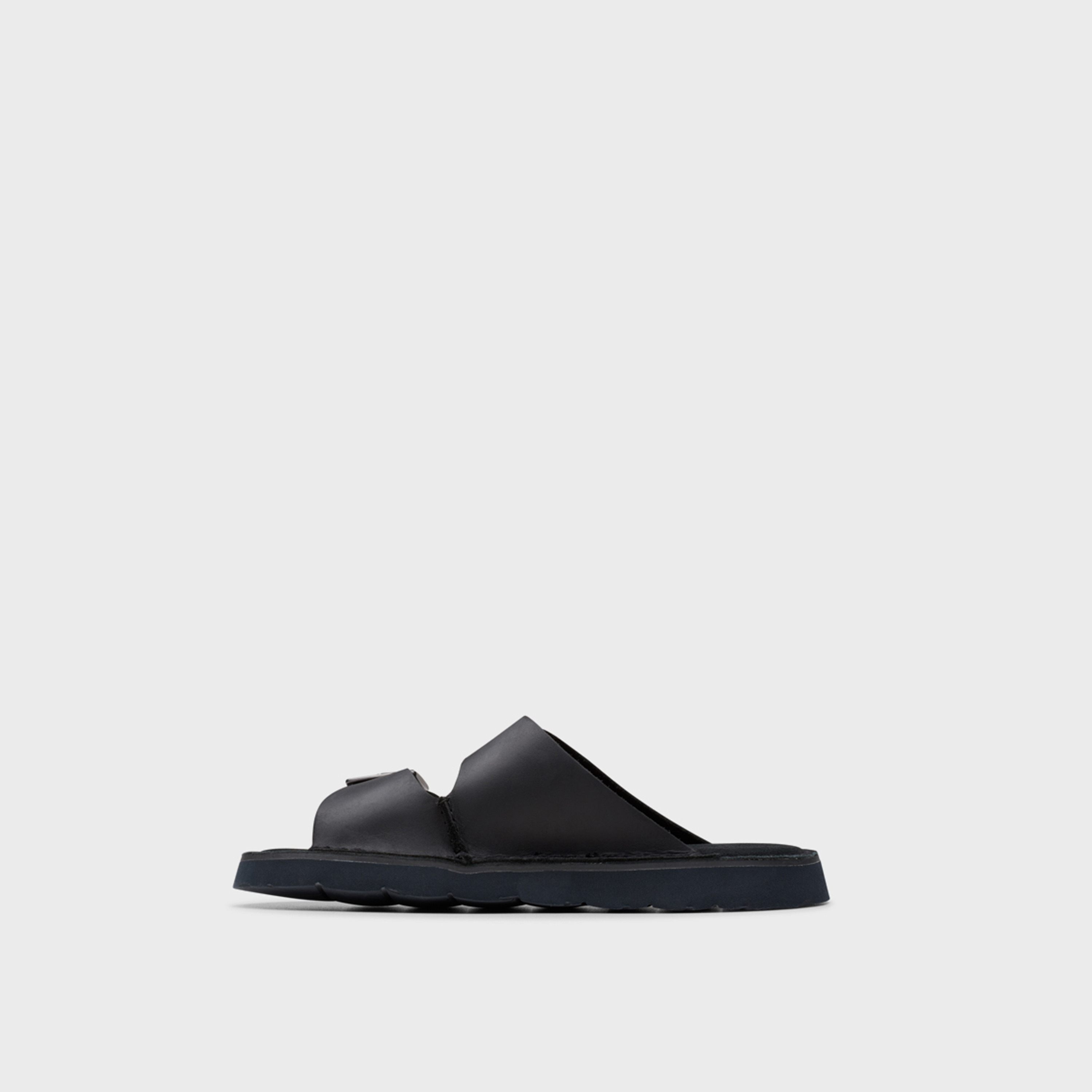 Clarks Men's Leather Slip-On Slide Sandals | Solsbury Strap 26180885-men-shoes-flipflopsandslides-image-2