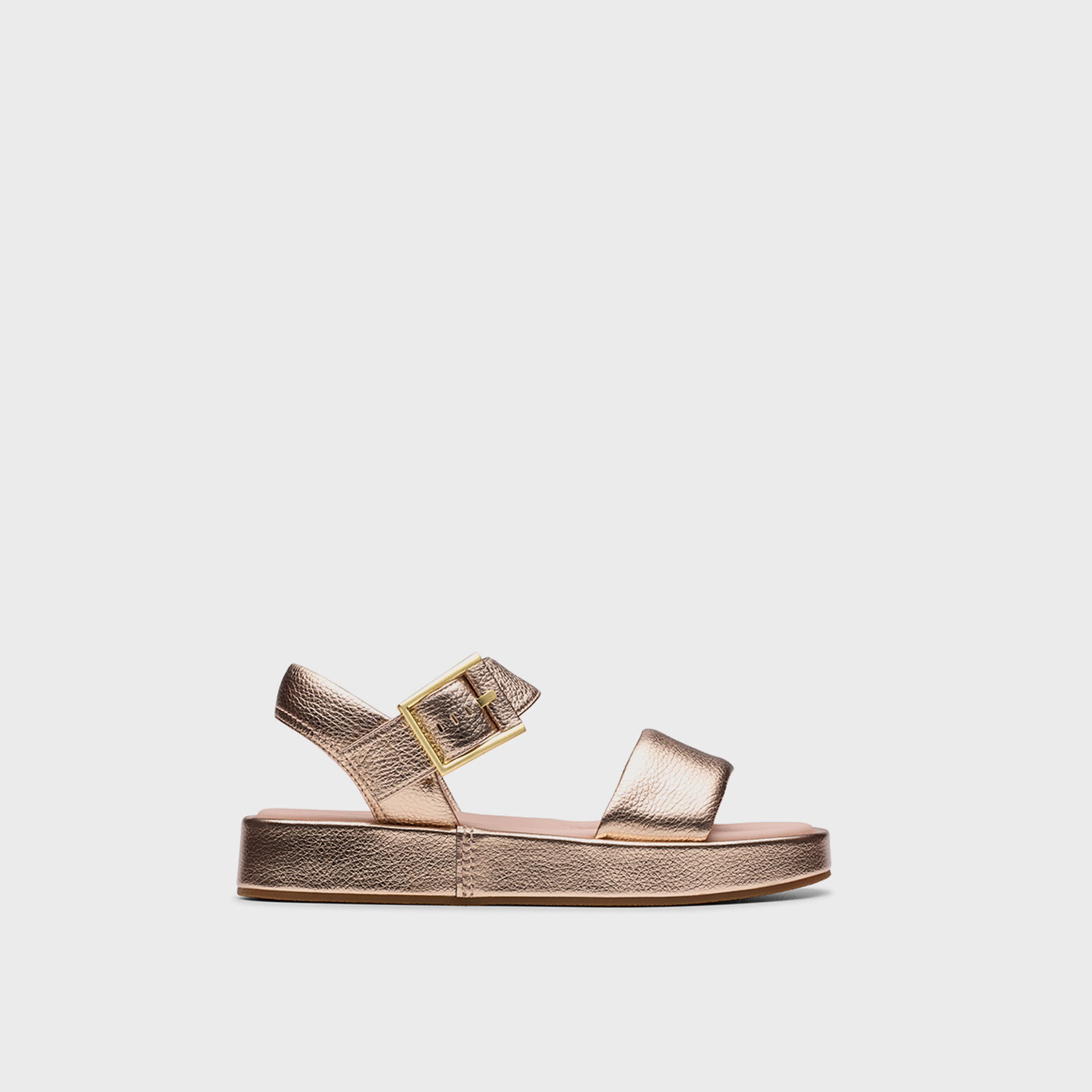 كلاركس - صندل ألدا فلاتفورم بحزام بإبزيم للنساء | 26181223-women-shoes-sandals-flats-image-2