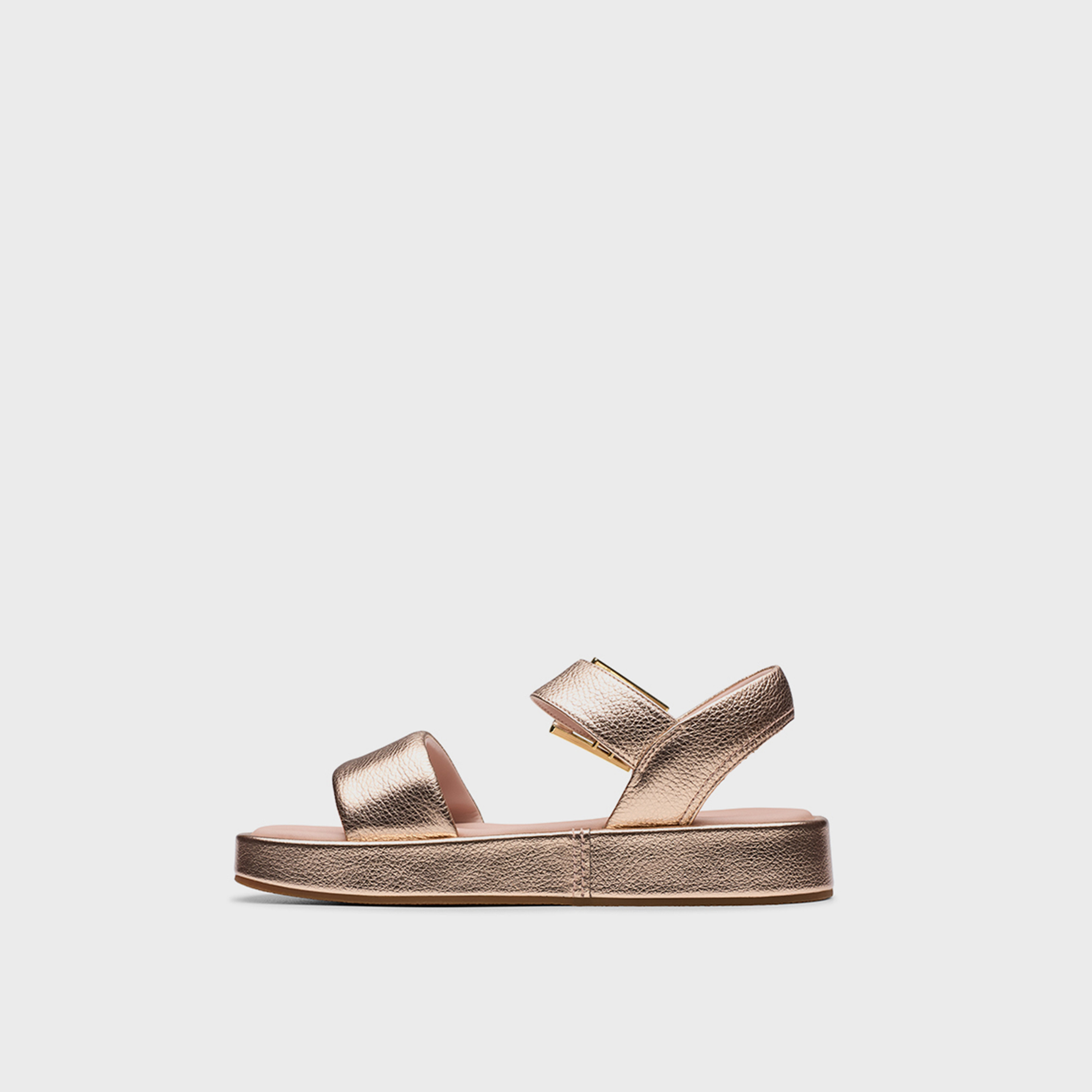 Clarks Women's Leather Buckle Strap Sandals with Flatform Heels | Alda 26181223-women-shoes-sandals-flats-image-3