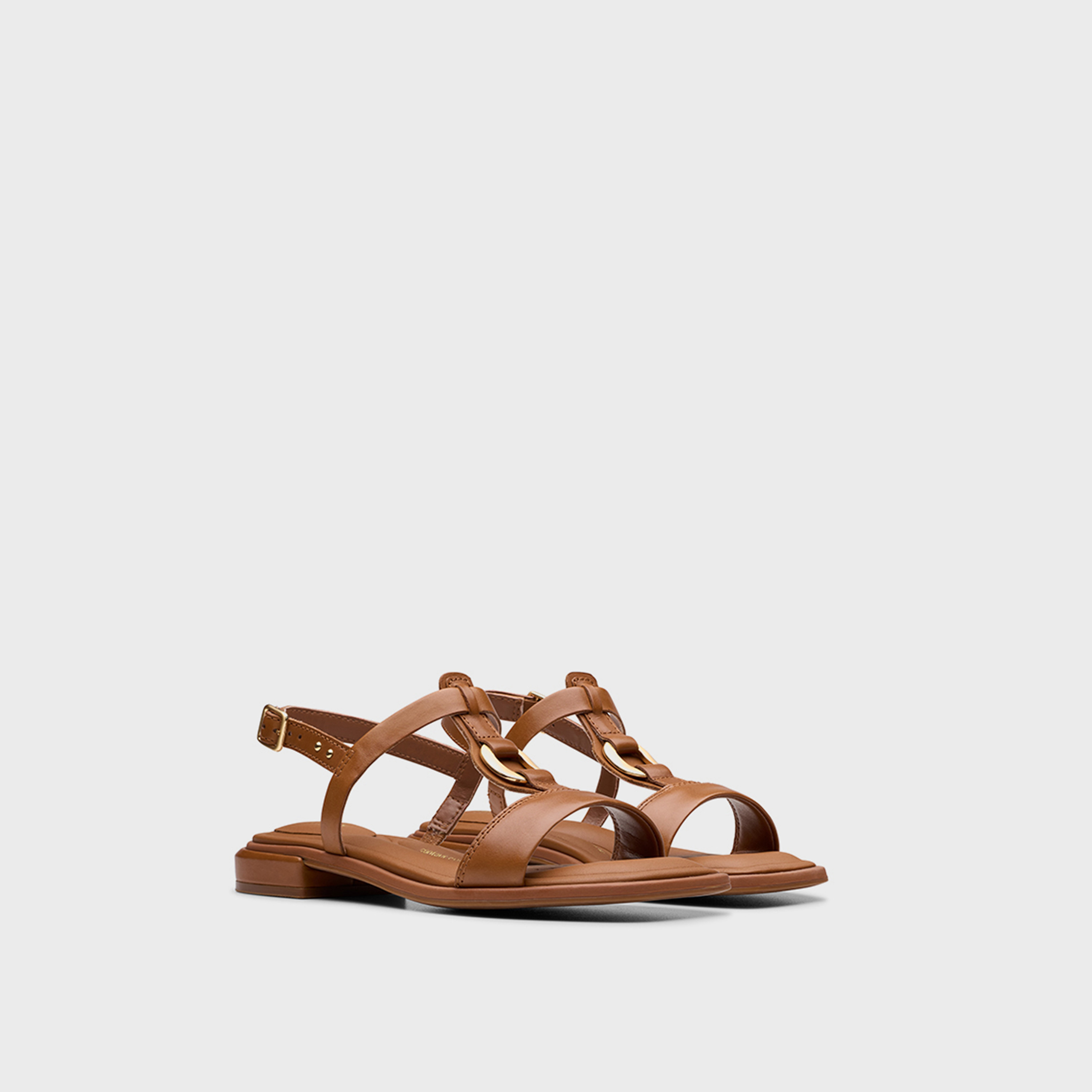 Clarks Women's Leather Buckle Strap Sandals with Block Heels | Ariany Sling 26181242-women-shoes-sandals-heeled-image-1
