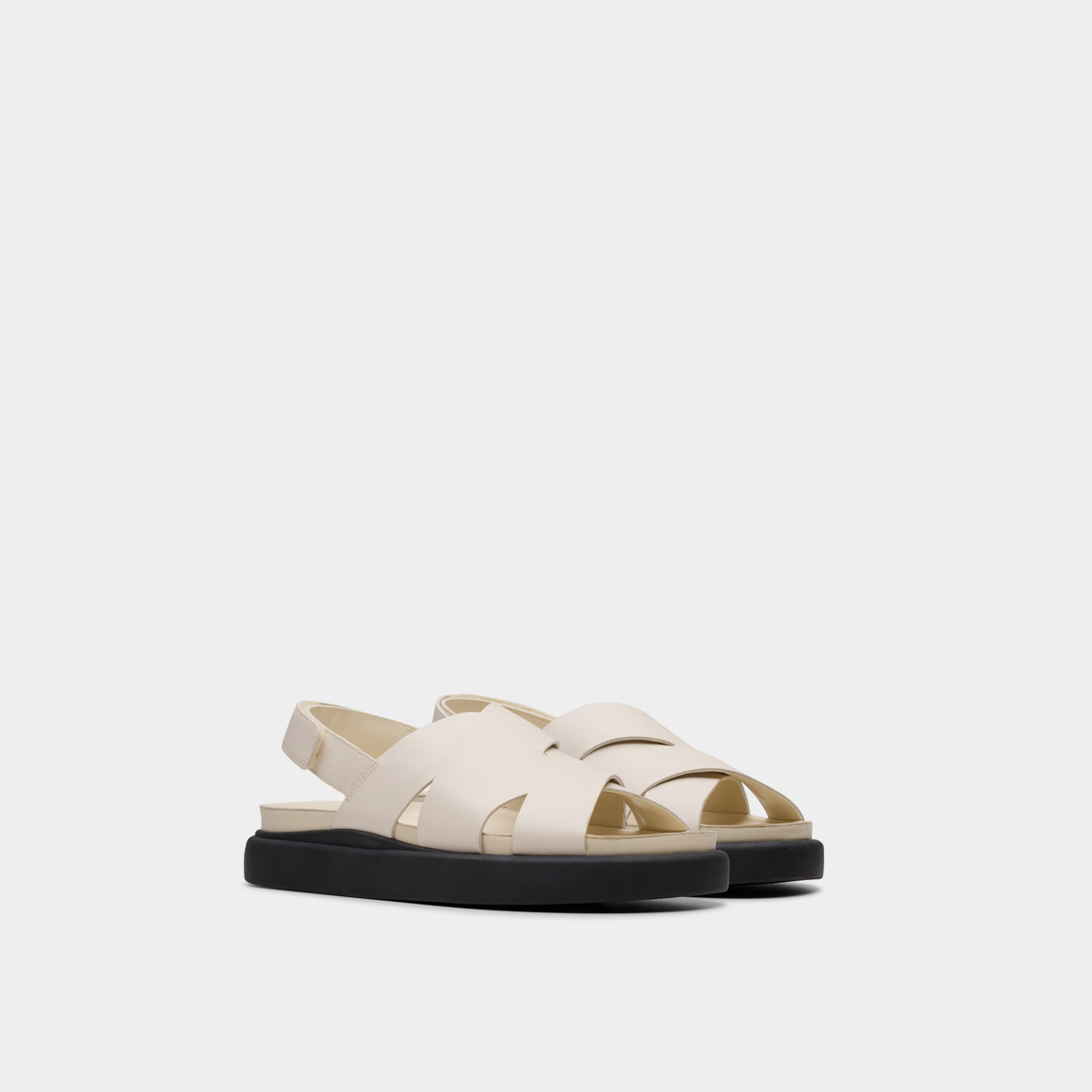 Clarks Women's Leather Hook & Loop Strap Sandals | Aristella Sun 26181257-women-shoes-sandals-flats-image-1