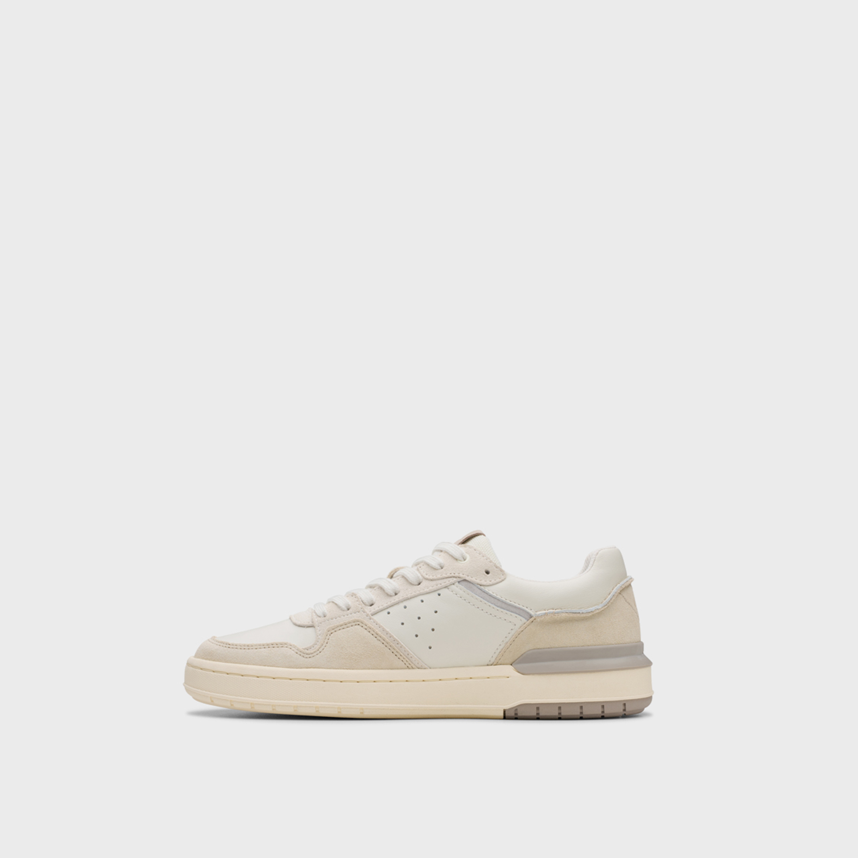 Clarks Men's Suede Lace-Up Low Ankle Sneakers | Courtlite2 Lo 26181290-men-shoes-sneakers-image-2