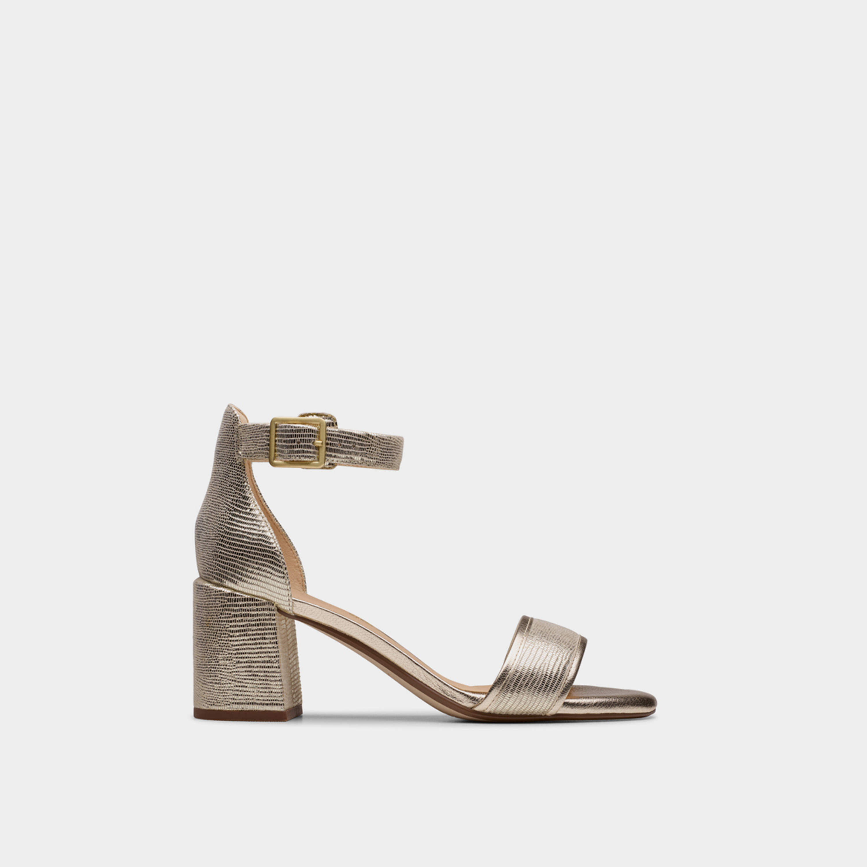 Clarks Women's Leather Buckle Strap Block Heels Sandals | Ezoria Mae 26181296-women-shoes-heels-image-2