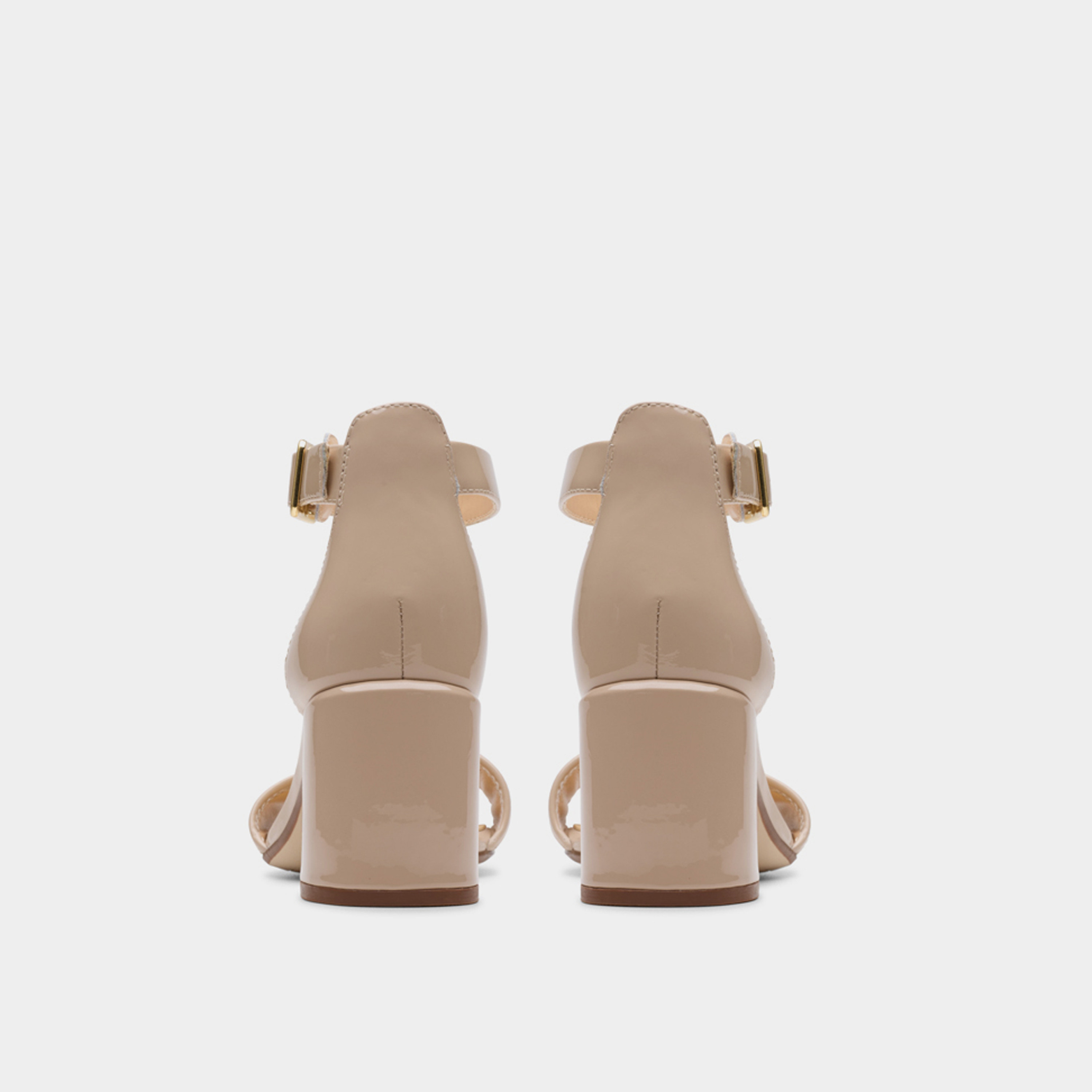 Clarks Women's Leather Buckle Strap Block Heels Sandals | Ezoria Mae 26181299-women-shoes-heels-image-4