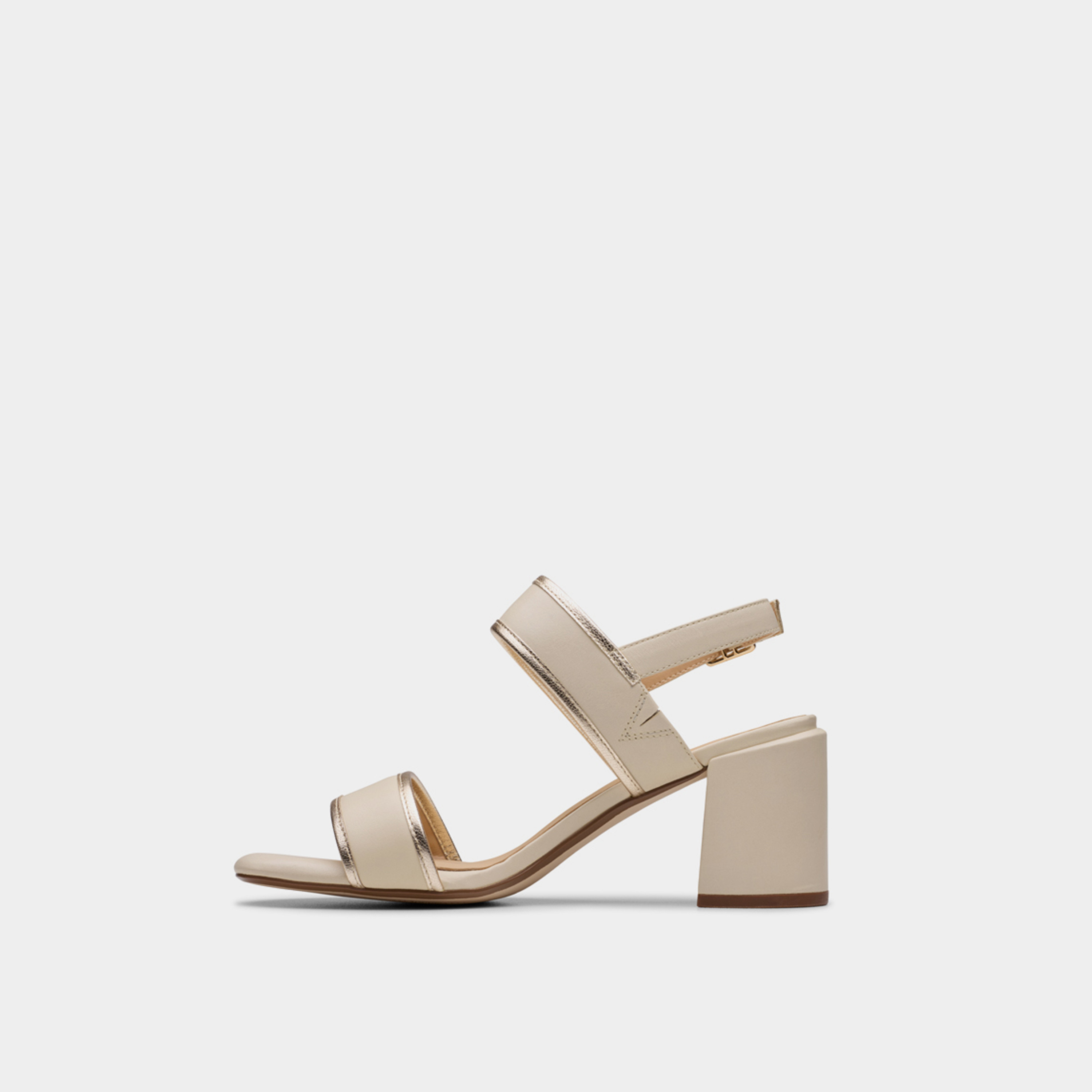 Clarks Women's Leather Buckle Strap Block Heels Sandals | Ezoria Sling 26181301-women-shoes-heels-image-3