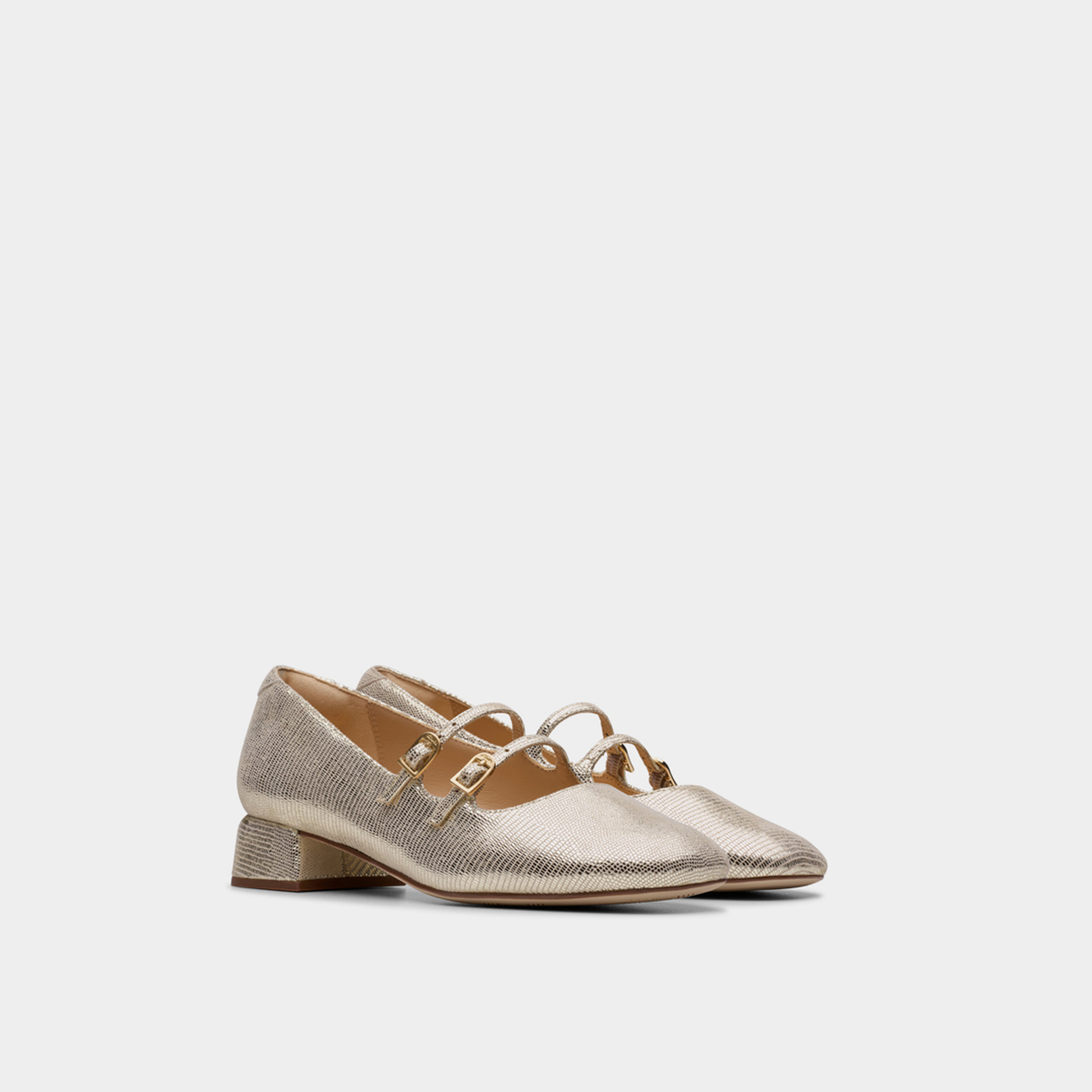 كلاركس - حذاء نسائي دايس30 شاين بلوك ماري جين | 26181312-women-shoes-ballerinas-image-1