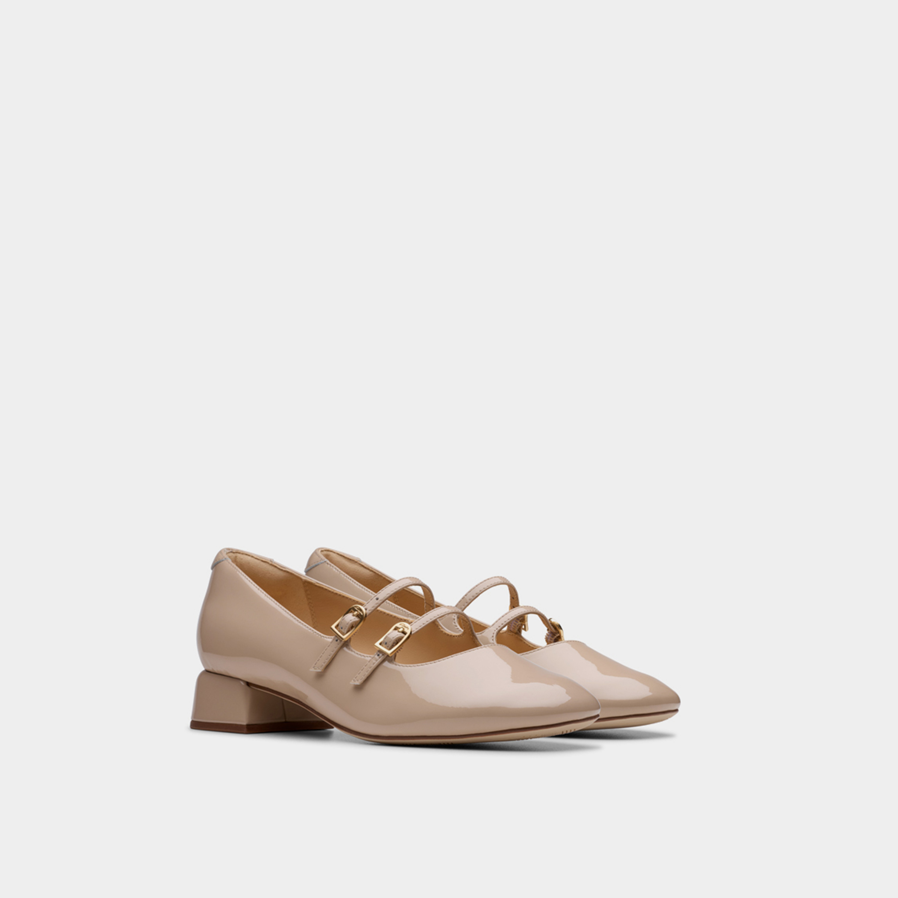 كلاركس - حذاء نسائي دايس30 شاين بلوك ماري جين | 26181313-women-shoes-ballerinas-image-1
