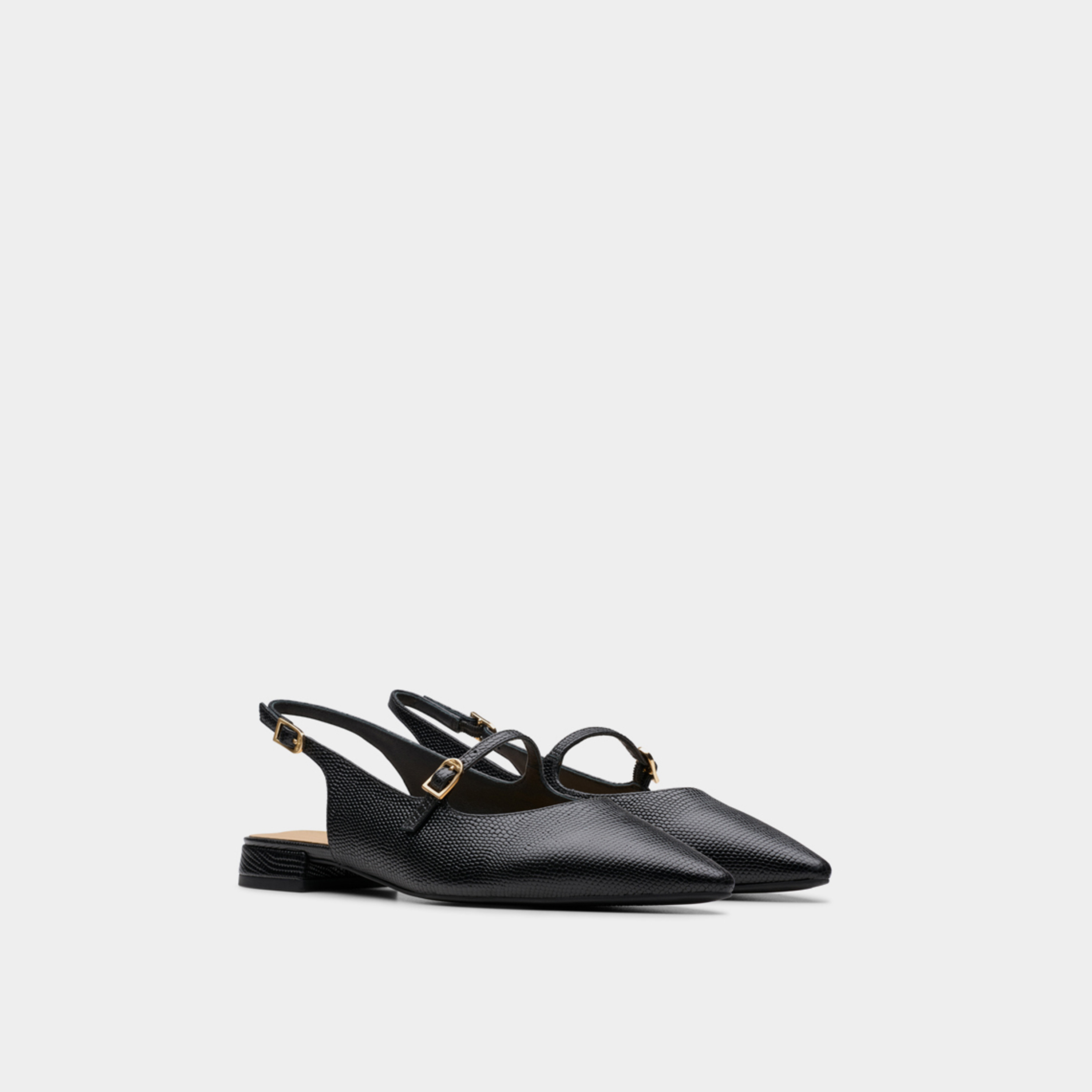 كلاركس - حذاء نسائي سينسا15 شاين بلوك بمقدمة مدببة | 26181314-women-shoes-ballerinas-image-1
