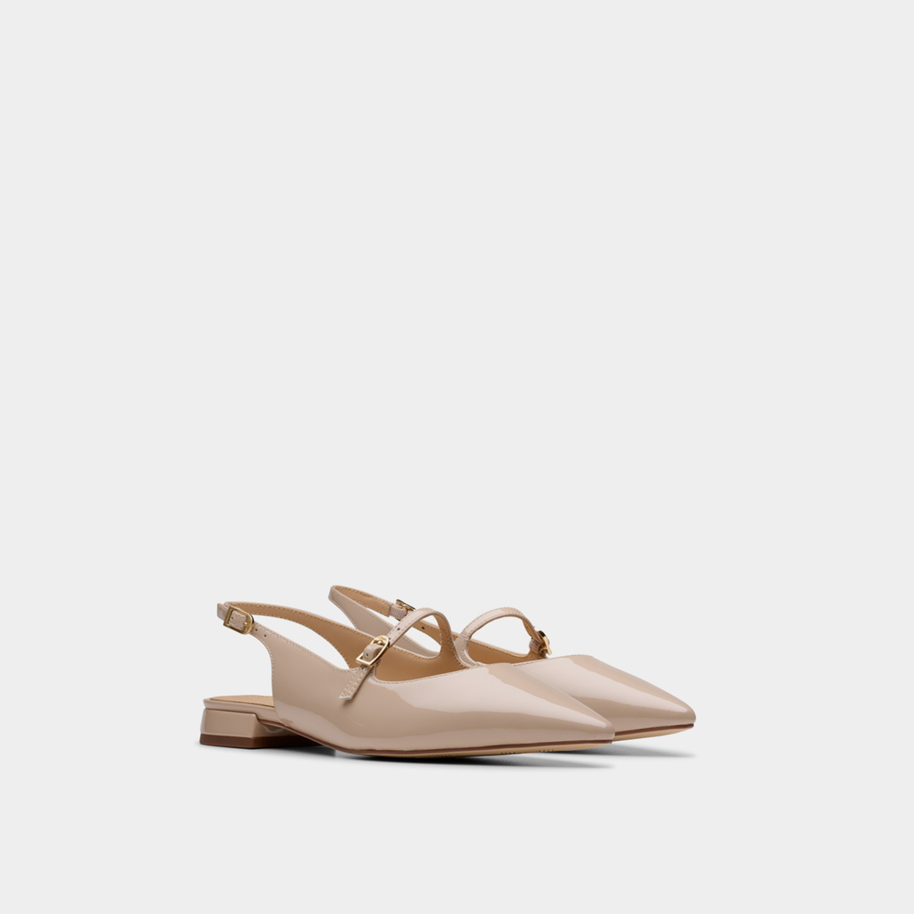 كلاركس - حذاء نسائي سينسا15 شاين بلوك بمقدمة مدببة | 26181316-women-shoes-ballerinas-image-1