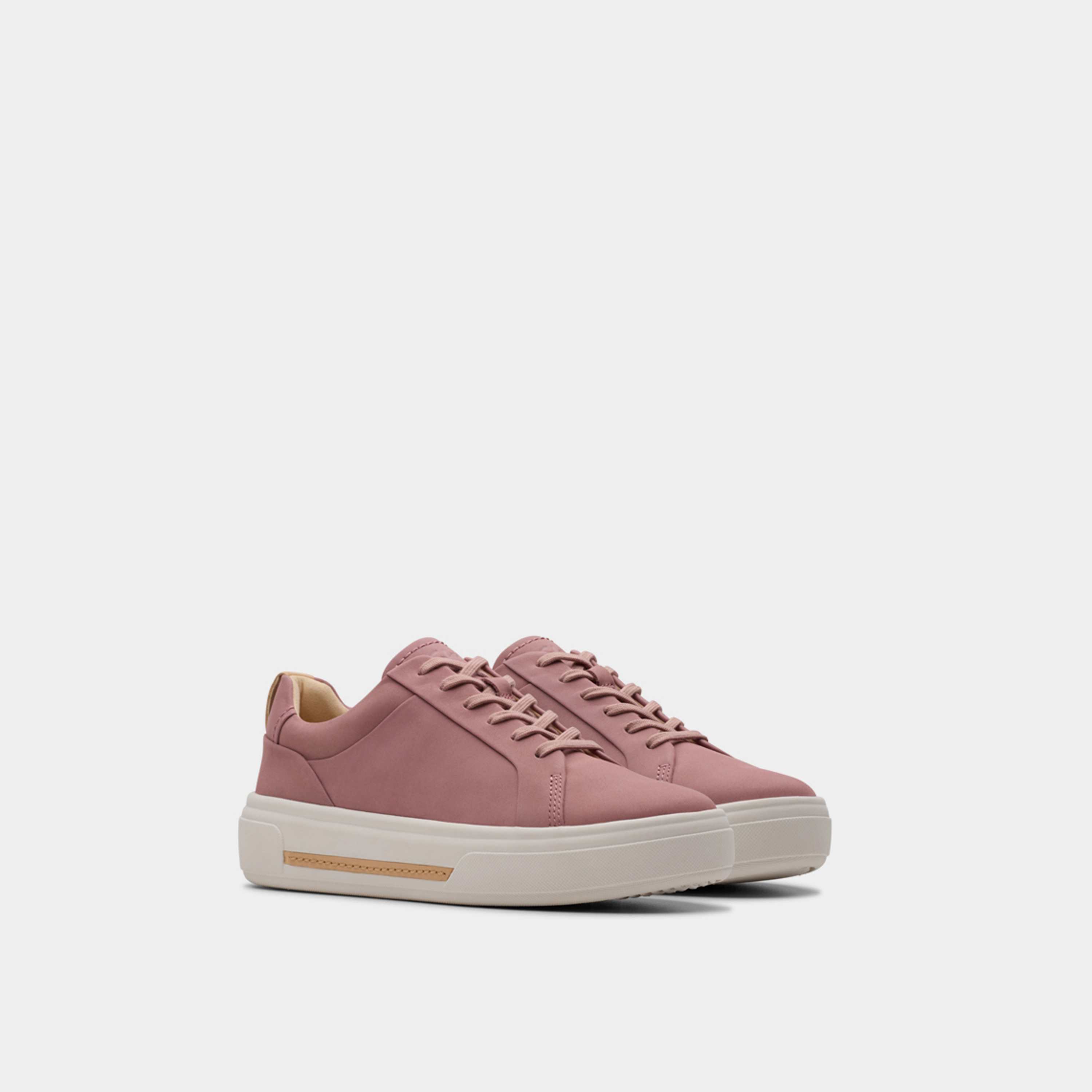 Clarks Women's Leather Lace-Up Low Ankle Sneakers | Hollyhock Walk 26181358-women-shoes-sneakers-image-1