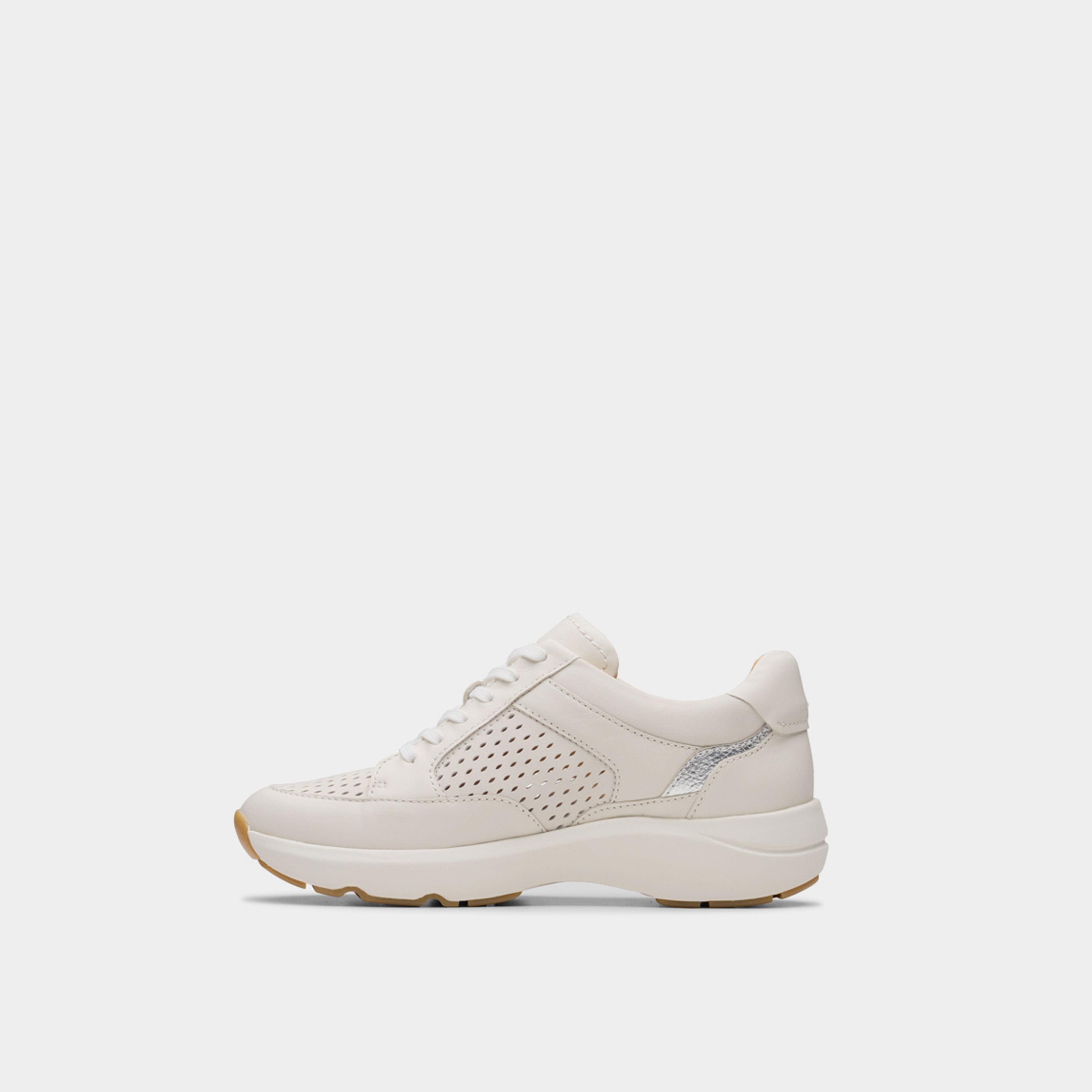Clarks Women's Leather Lace-Up Low Ankle Sneakers | Tivoli Walk 26181361-women-shoes-sneakers-image-3