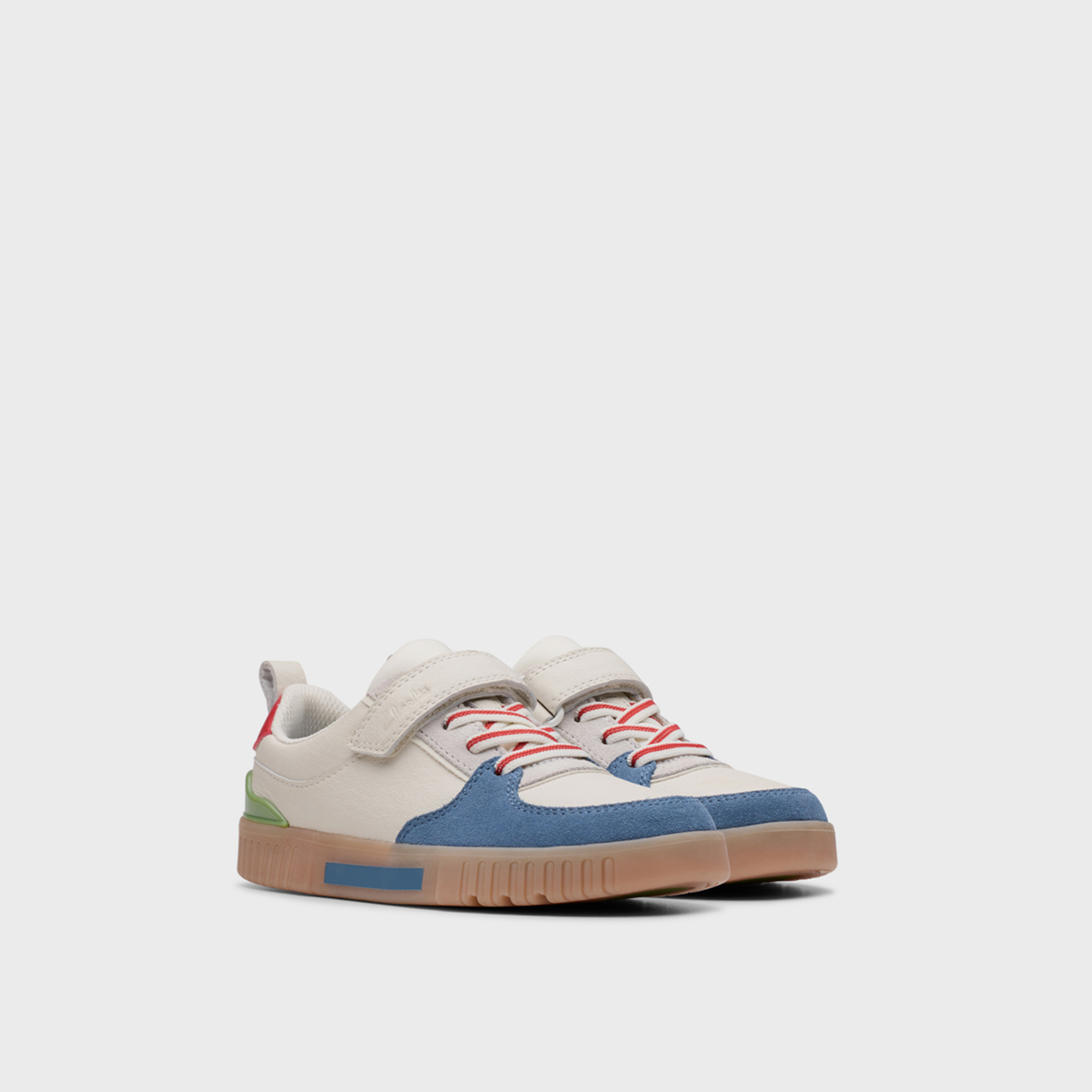 Clarks Boys' Hook & Loop Trainers | Oslo Vibe 26181508-boys-shoes-sneakers-image-1