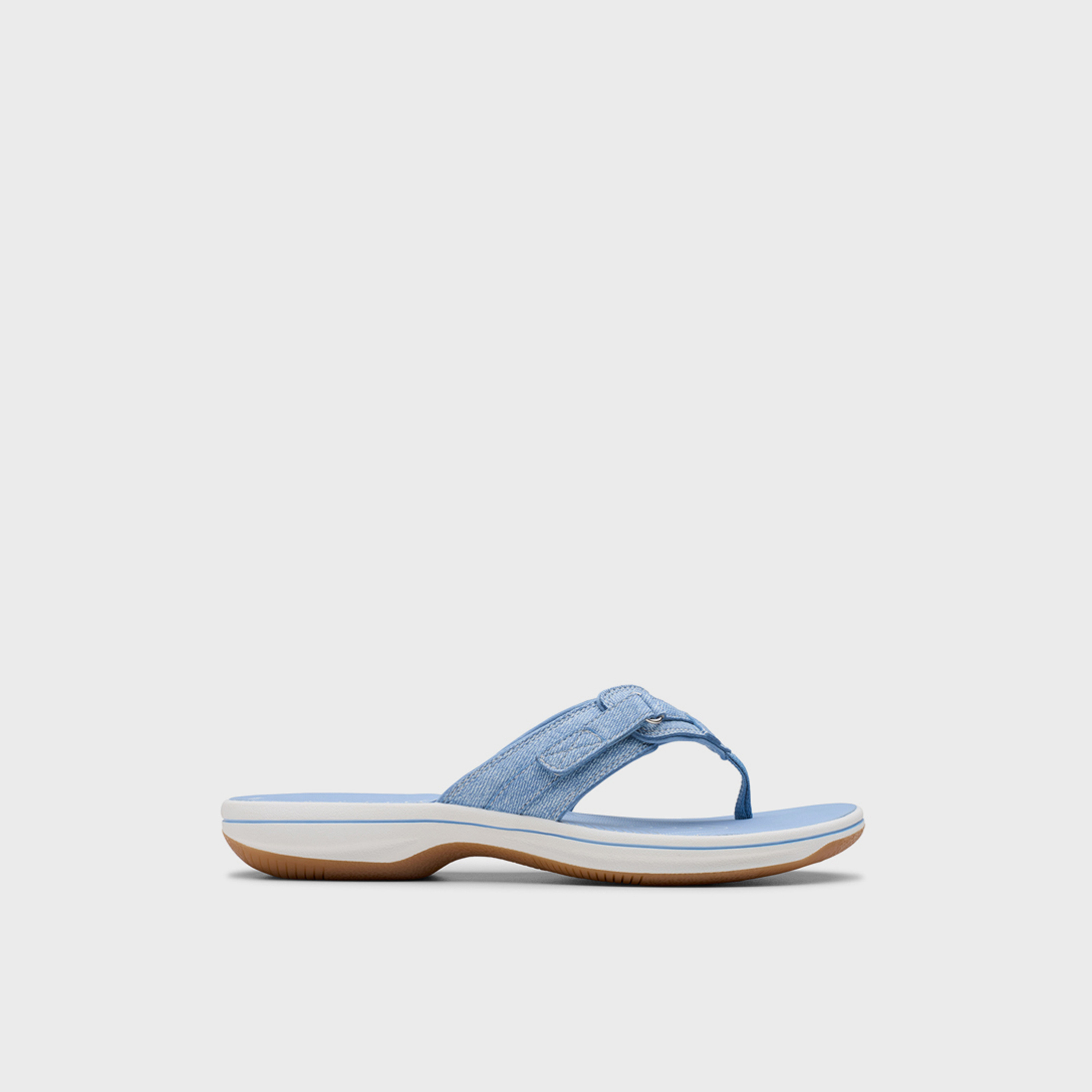 Clarks Womens Slip-On Brinkley Sea Slide Sandals | 26182192-women-shoes-sandals-flats-image-2