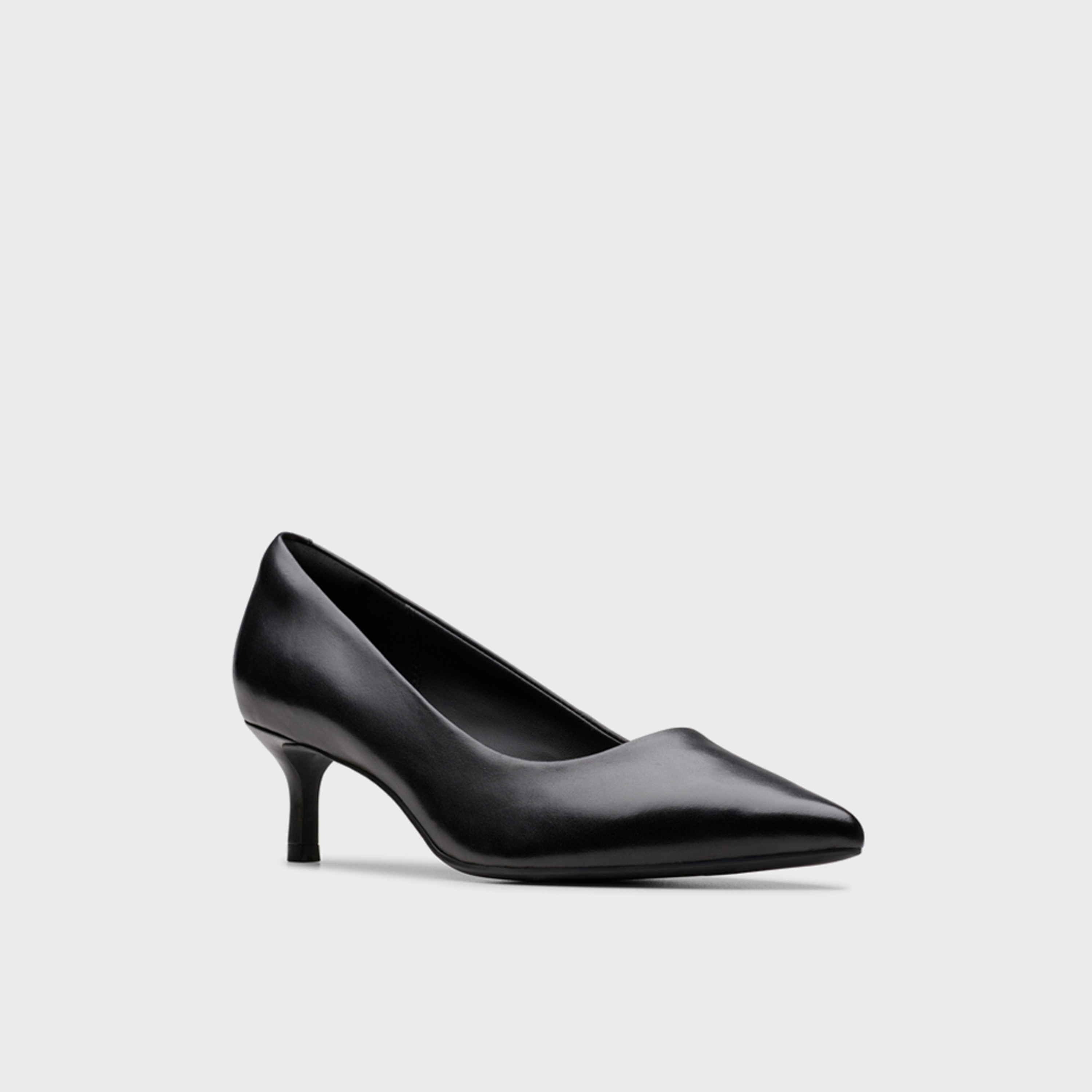 أحذية كلاركس النسائية سهلة الارتداء من طراز Zarey Court Kitten Pumps | 26183156-women-shoes-heels-image-1