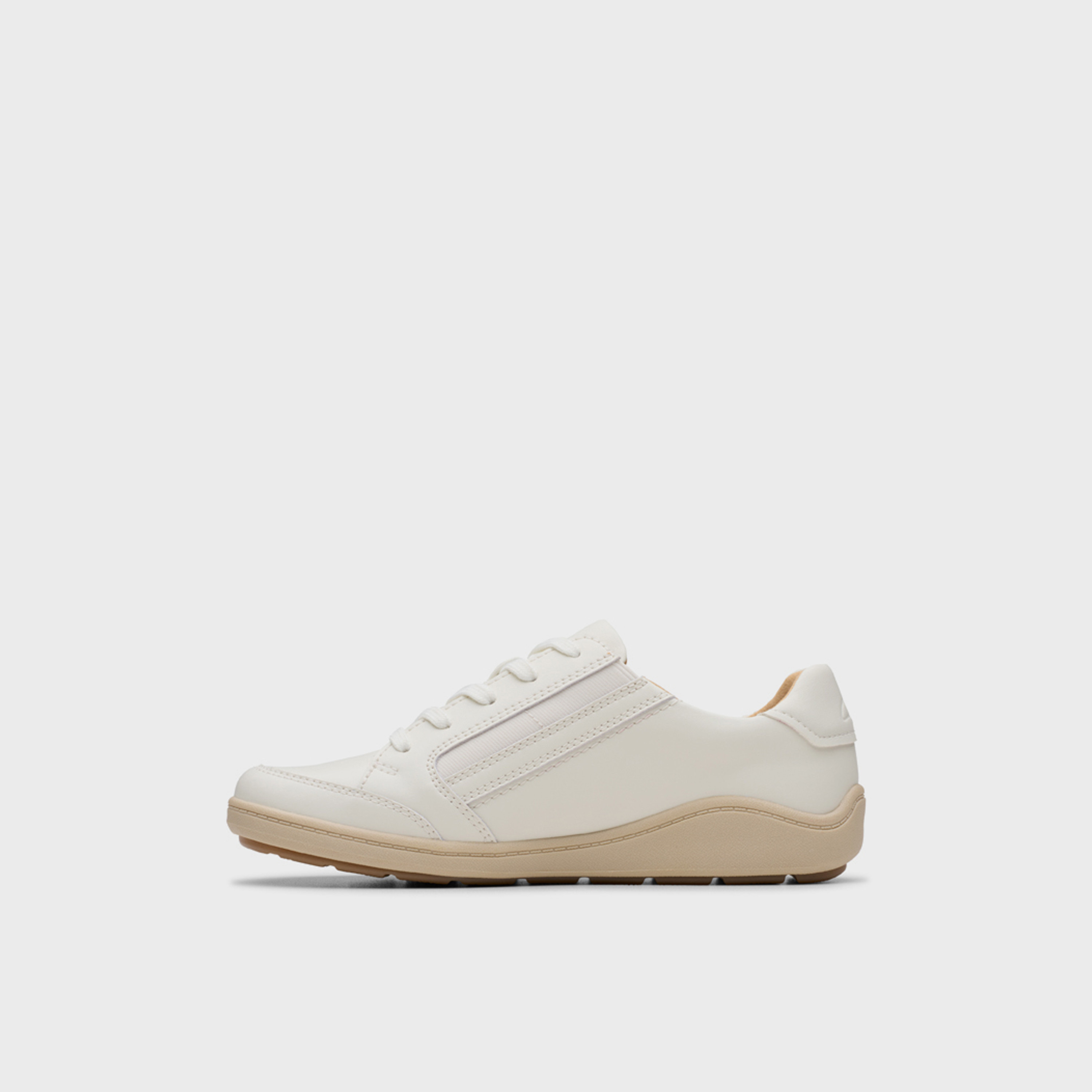 Clarks Women's Leather Lace-Up Low-Ankle Sneakers | 26184080-women-shoes-sneakers-image-2