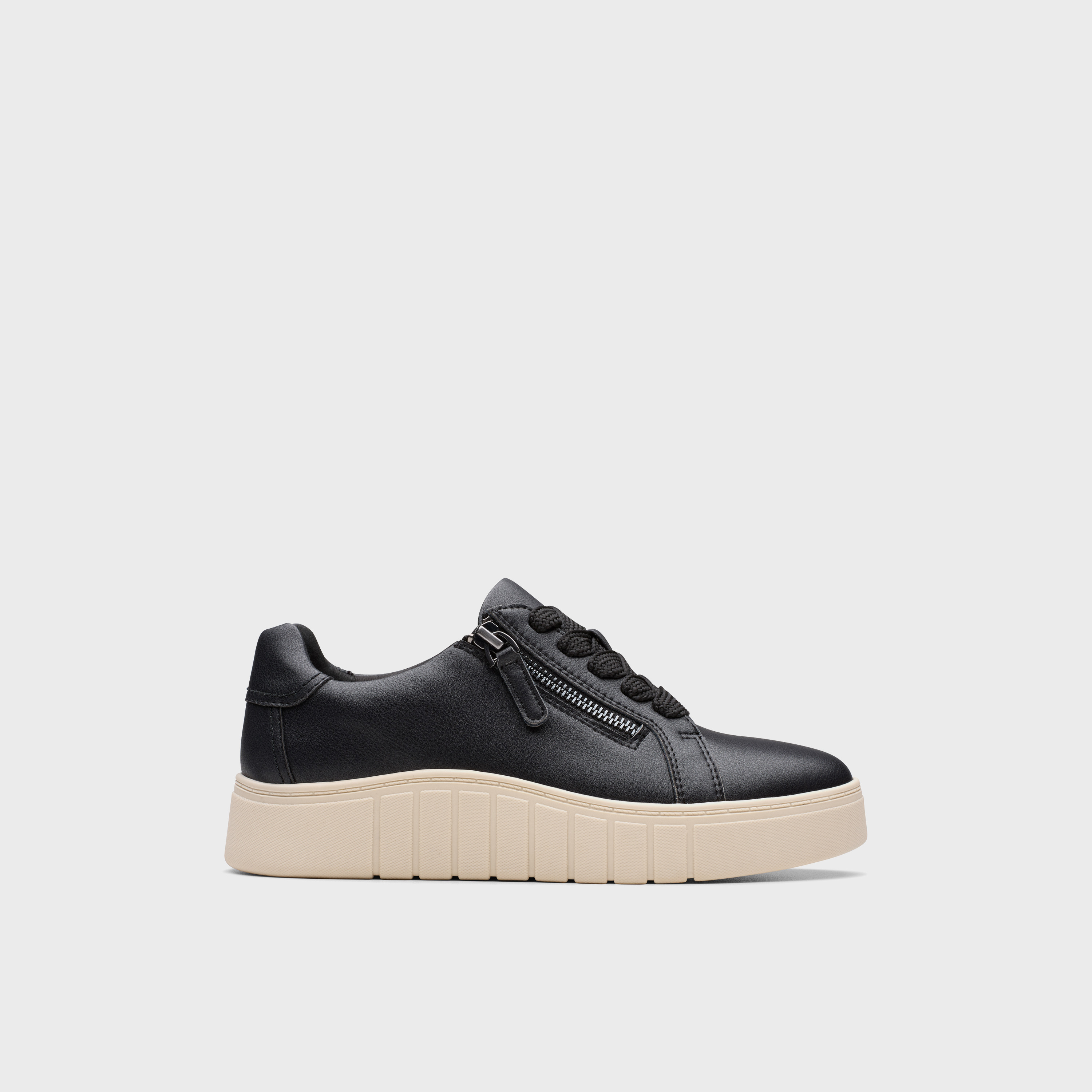 Clarks Women's Leather Lace-Up Low-Ankle Sneakers | 26184242-women-shoes-sneakers-image-4
