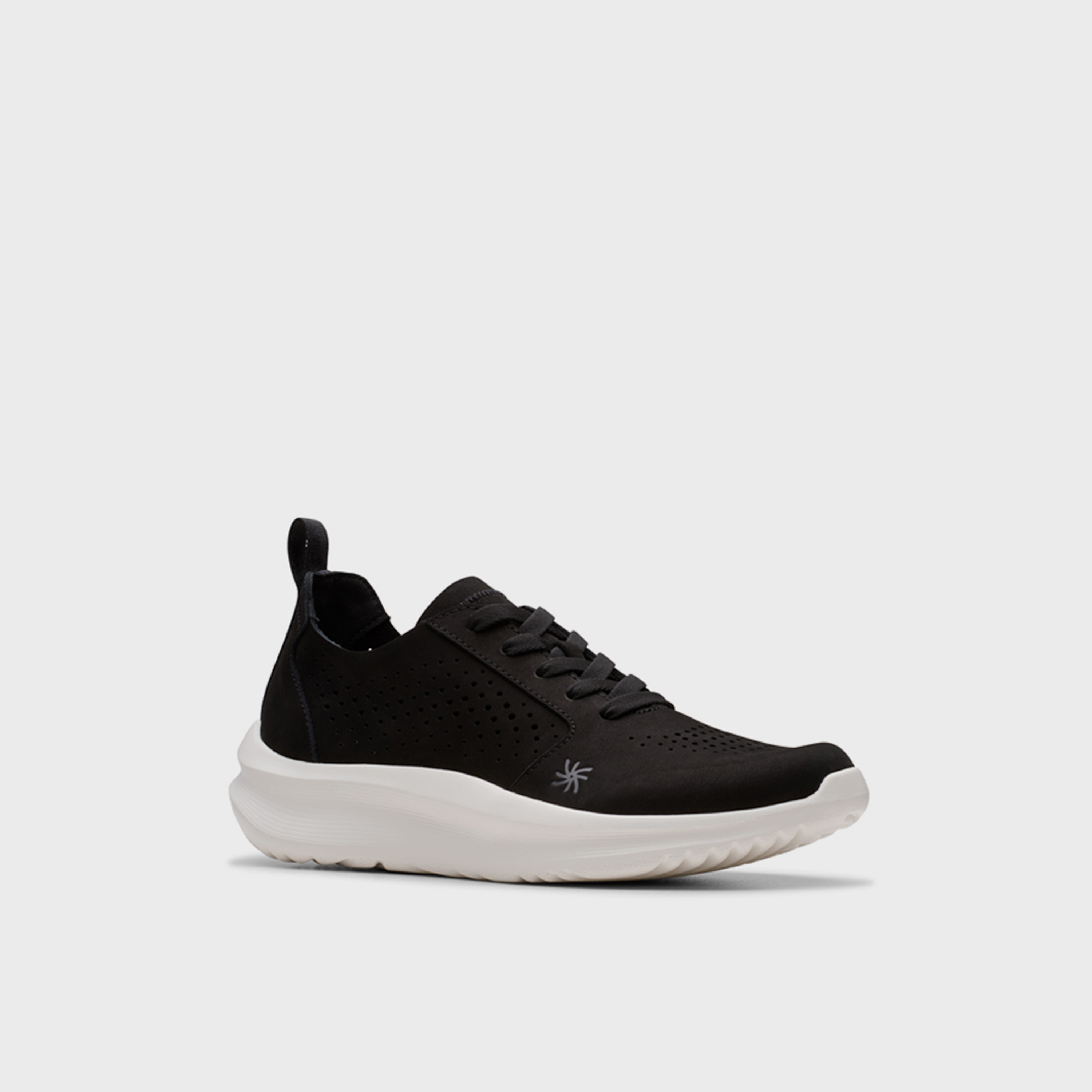 Clarks Women's Nubuck Lace-Up Low-Ankle Sneakers | 26184286-women-shoes-sneakers-image-1