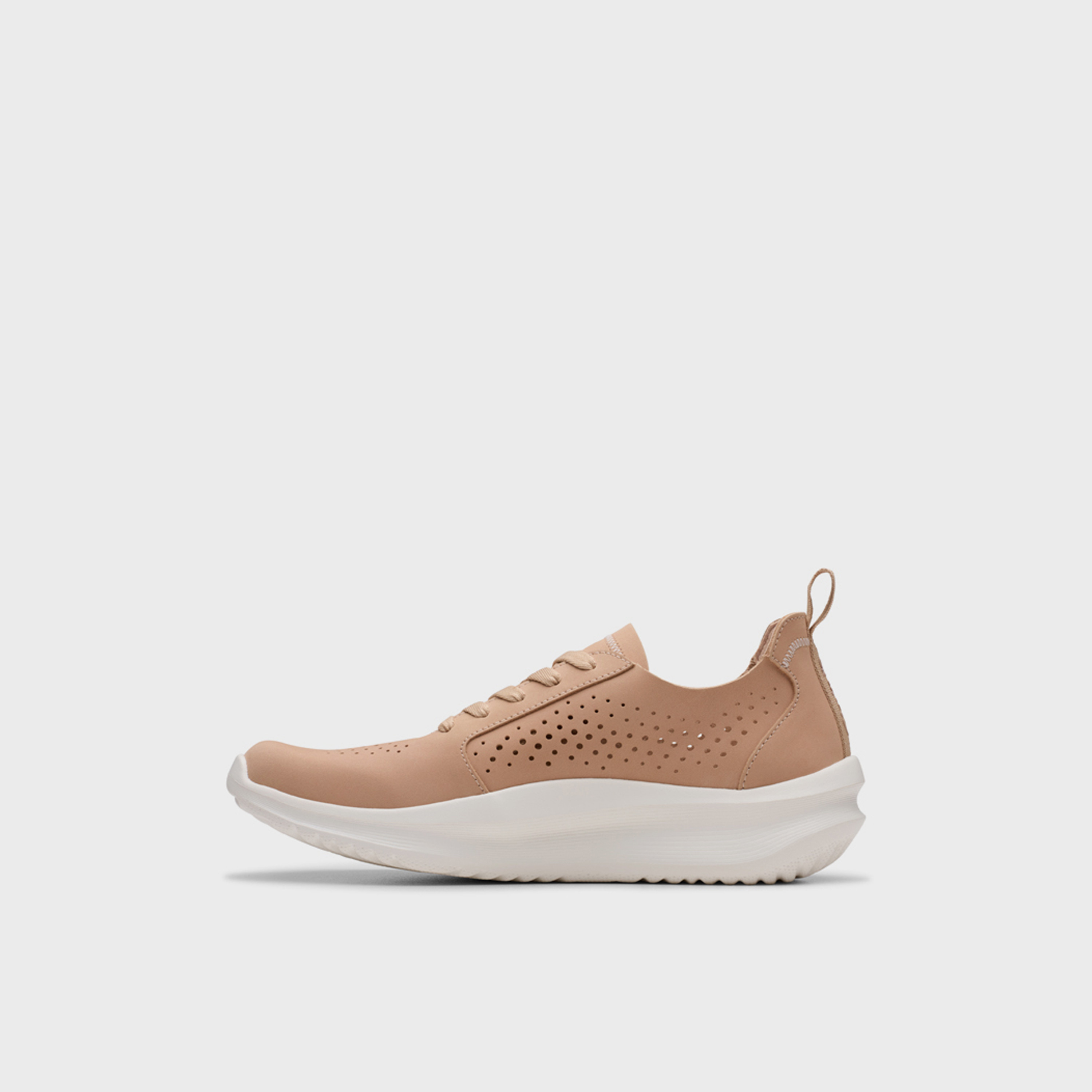 Clarks Women's Nubuck Lace-Up Low-Ankle Sneakers | 26184290-women-shoes-sneakers-image-2