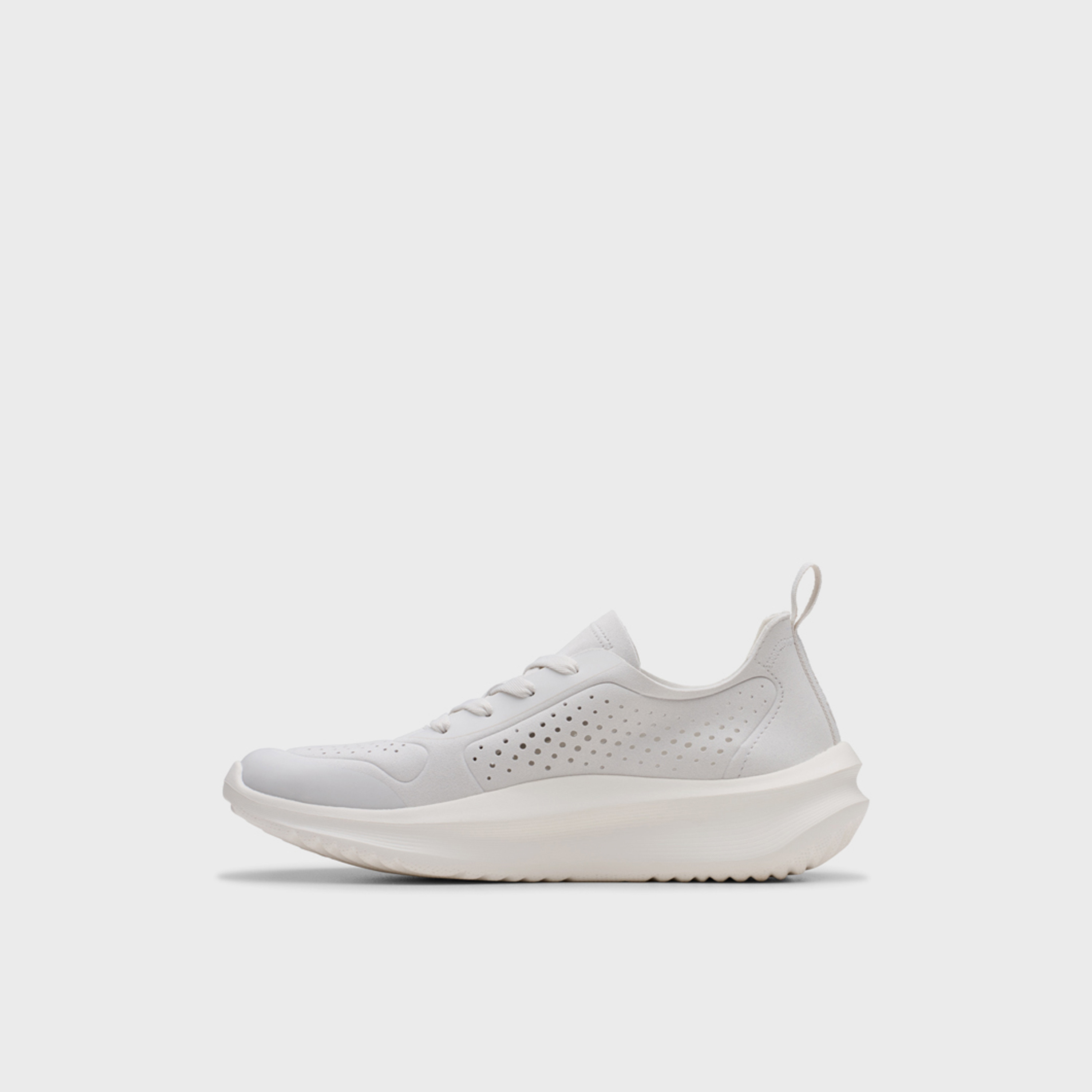 Clarks Womens Lace-Up Solevana Tie Flatform Mid Cut Sneakers | 26184294-women-shoes-sneakers-image-3