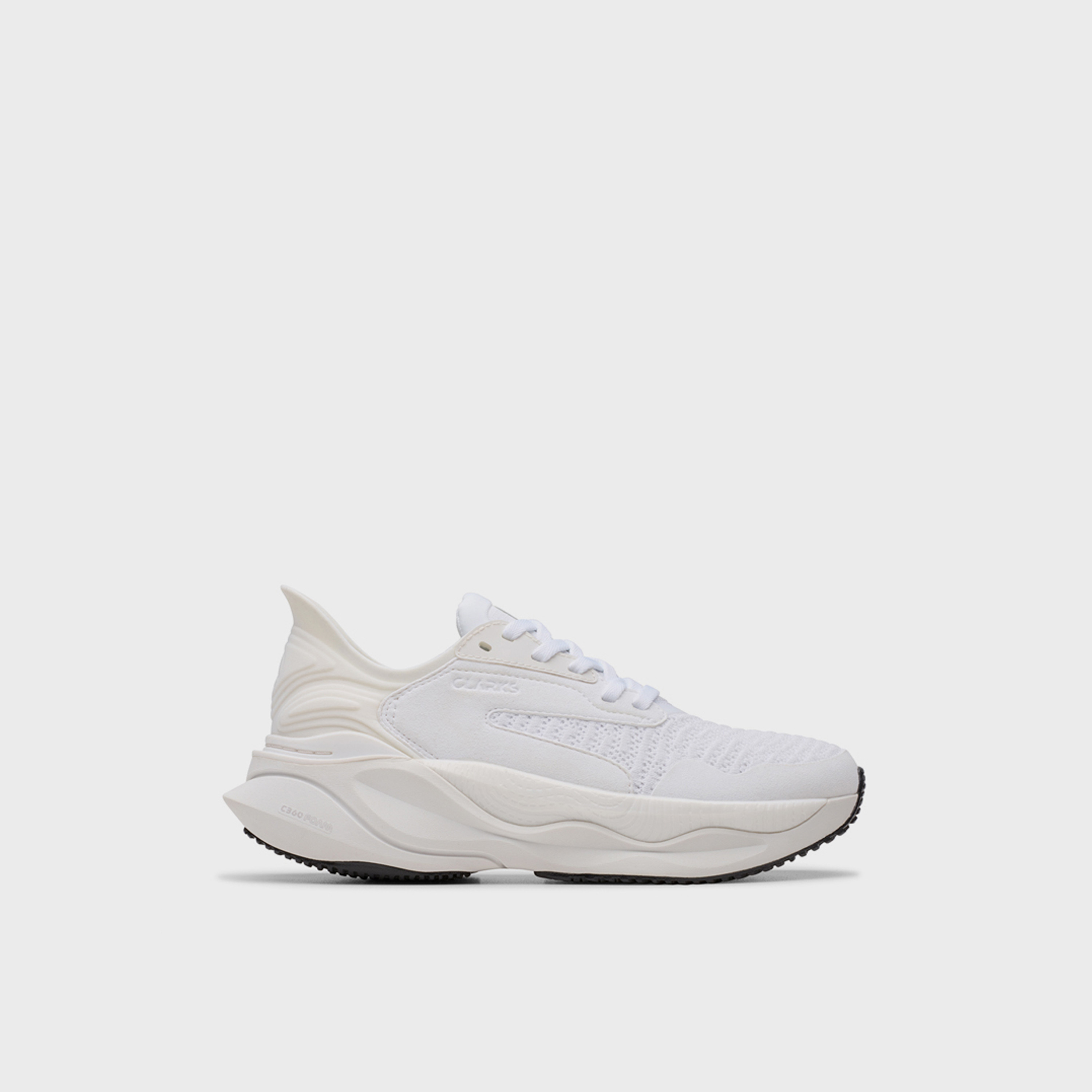 Clarks Womens Lace-Up Pace. Flatform Mid Cut Sneakers | 26184668-women-shoes-sneakers-image-2