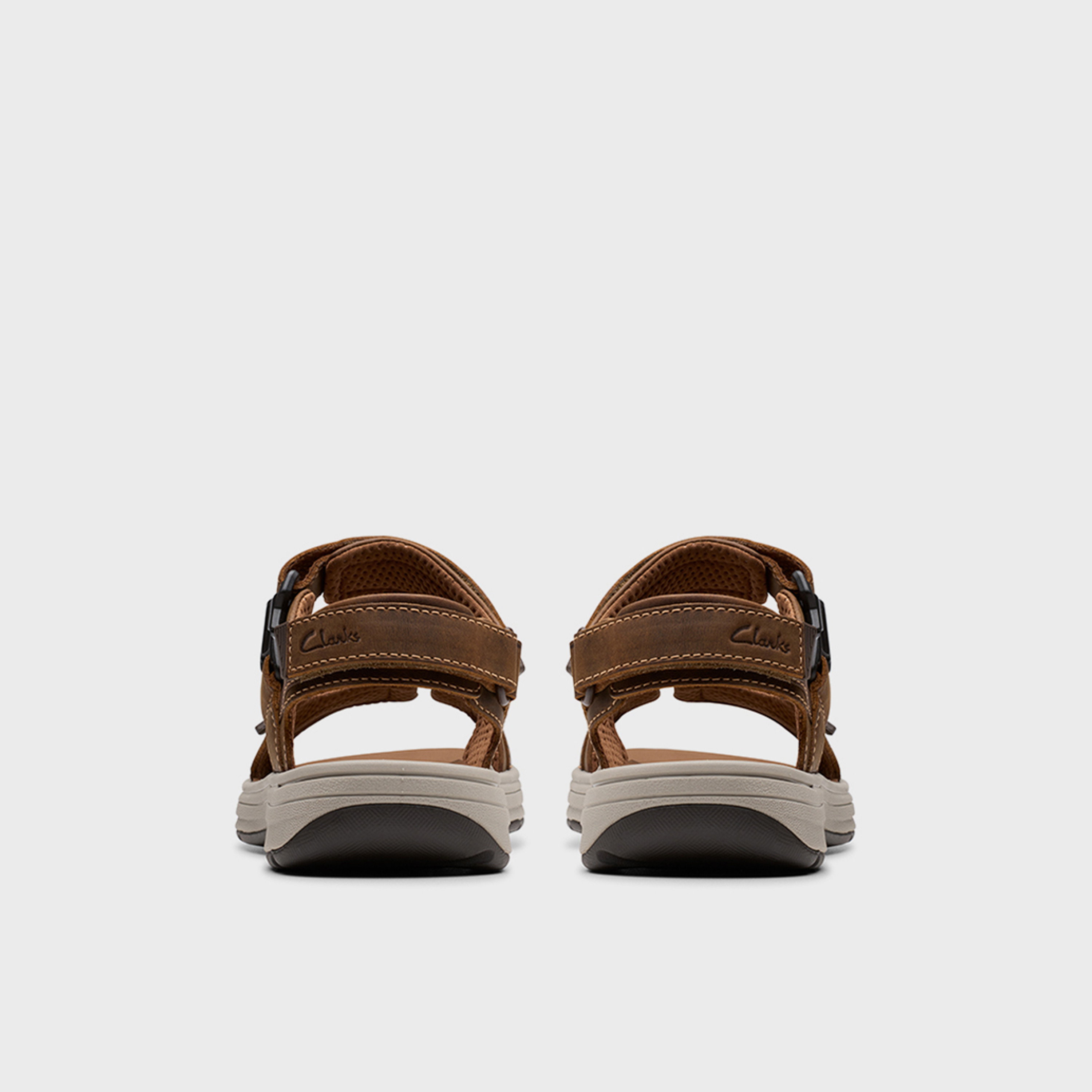 Clarks Mens Hook & Loop Saltway Edge Slide Sandals | 26184778-men-shoes-sandals-image-5