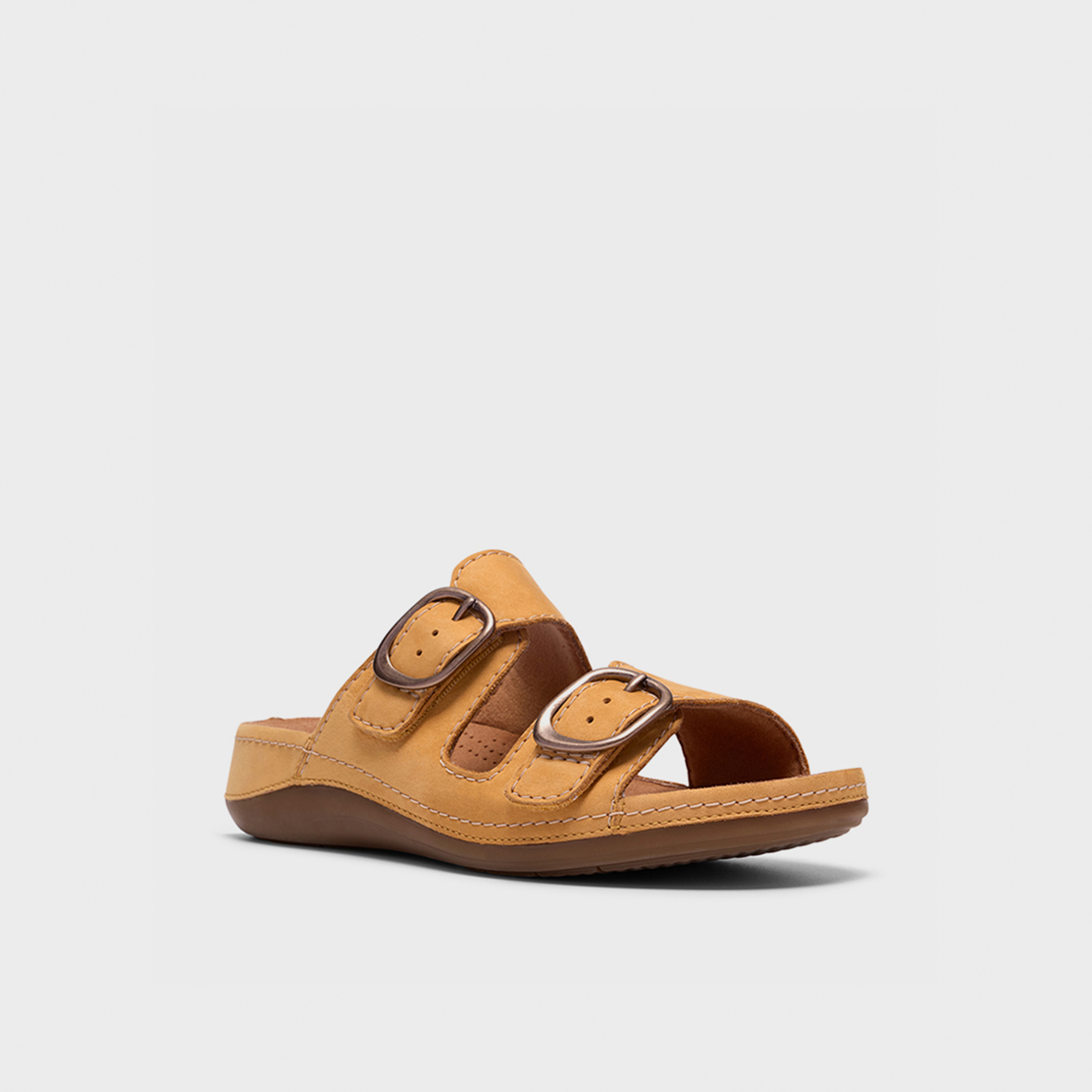 Clarks Womens Slip-On Cecily Step Flatform Slide Sandals | 26185837-women-shoes-sandals-flats-image-1
