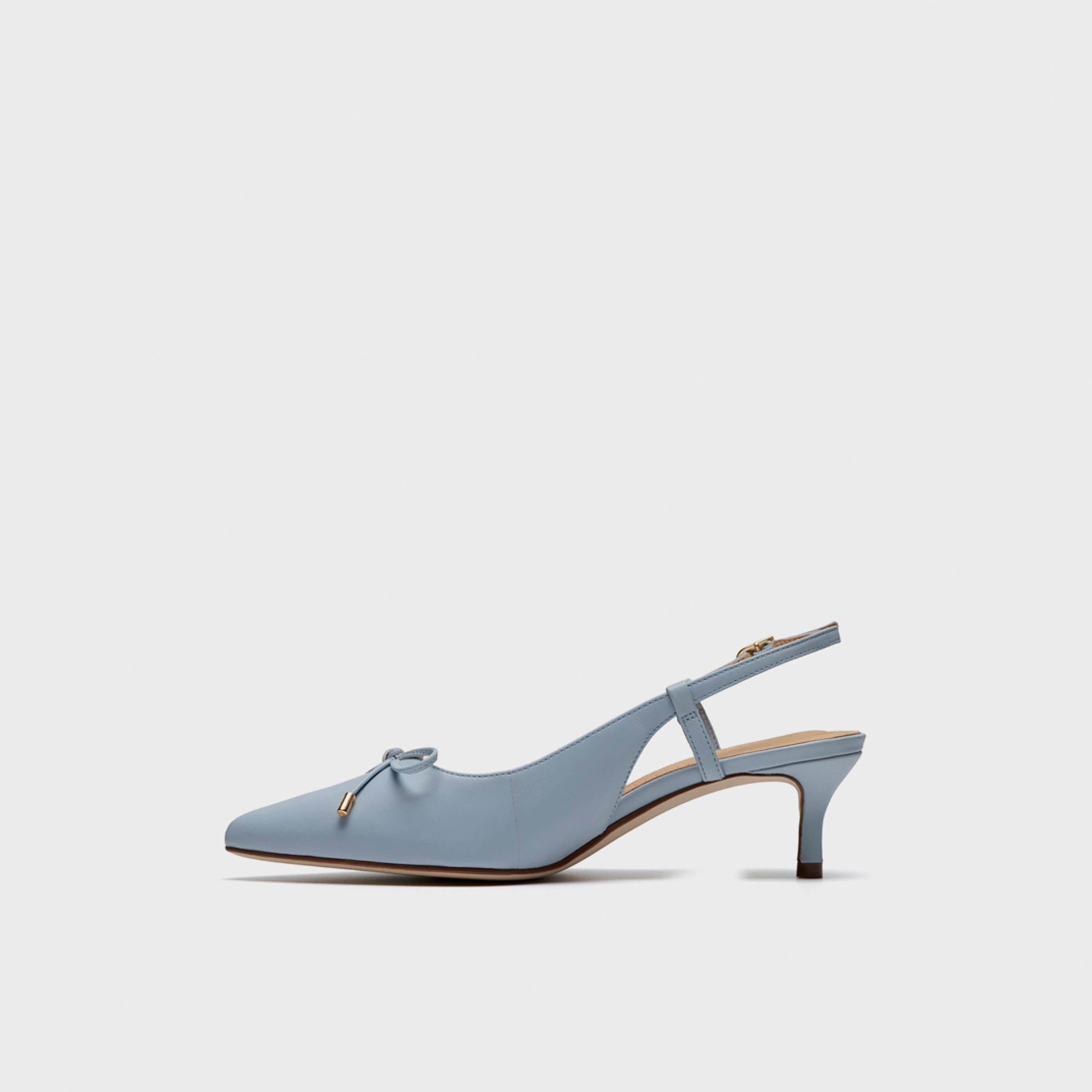 Clarks Womens Zarey Bow Kitten Pumps | 26186344-women-shoes-heels-image-3