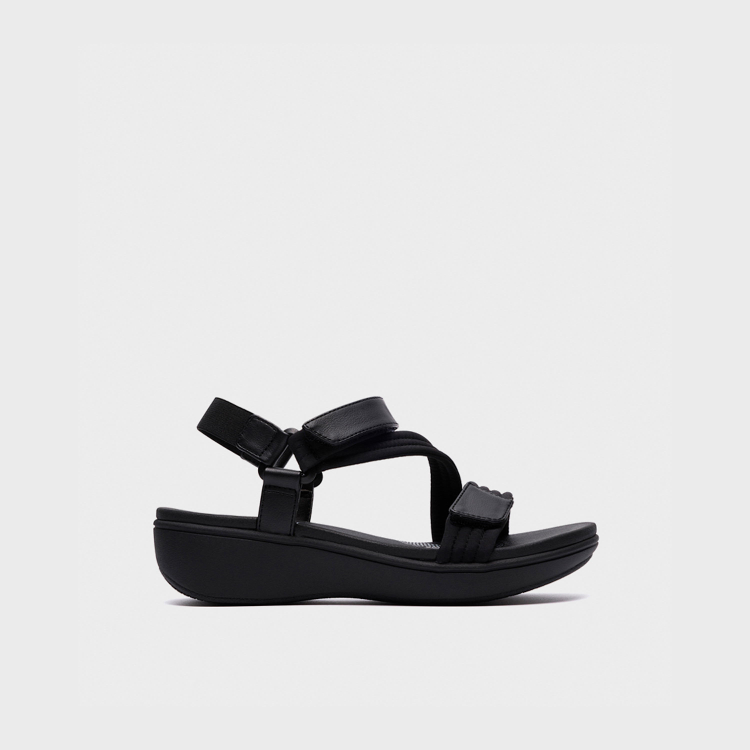 Clarks Womens Hook & Loop Brinkley Rae Sun Wedge Strap Sandals | 26186834-women-shoes-sandals-heeled-image-2