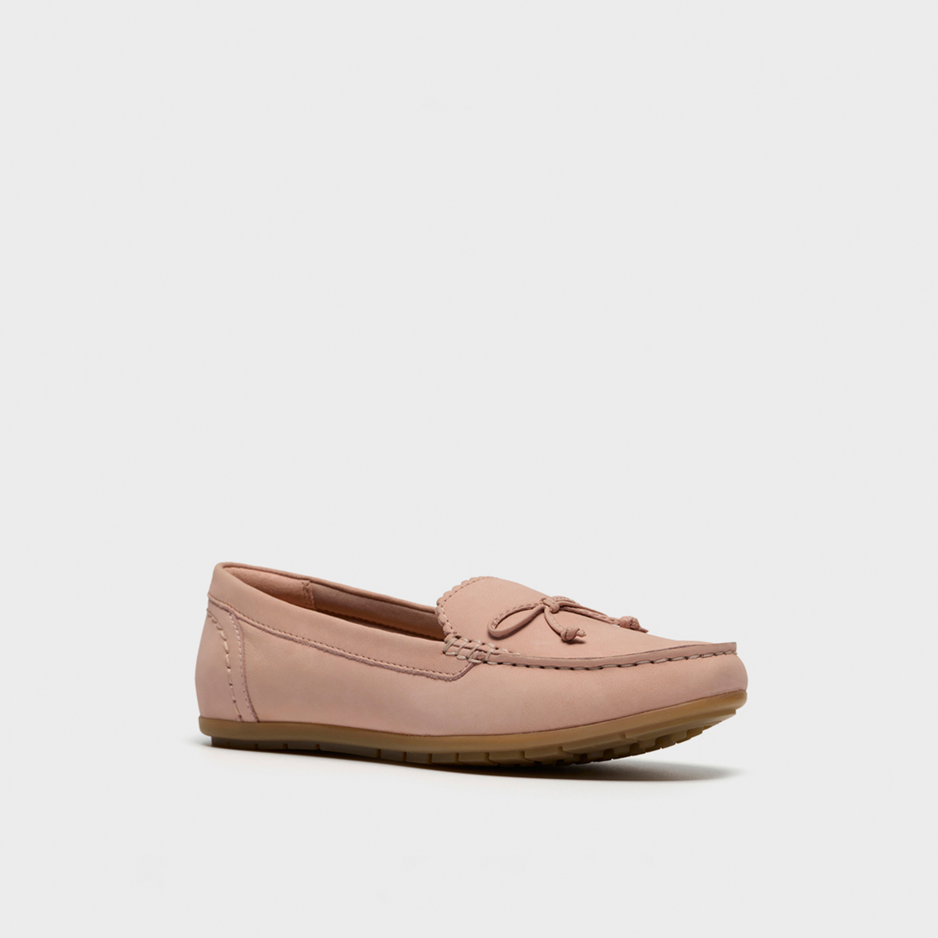 حذاء كلاركس النسائي سهل الارتداء إليوت سيل فلات | 26186933-women-shoes-loafersandmoccasins-image-1