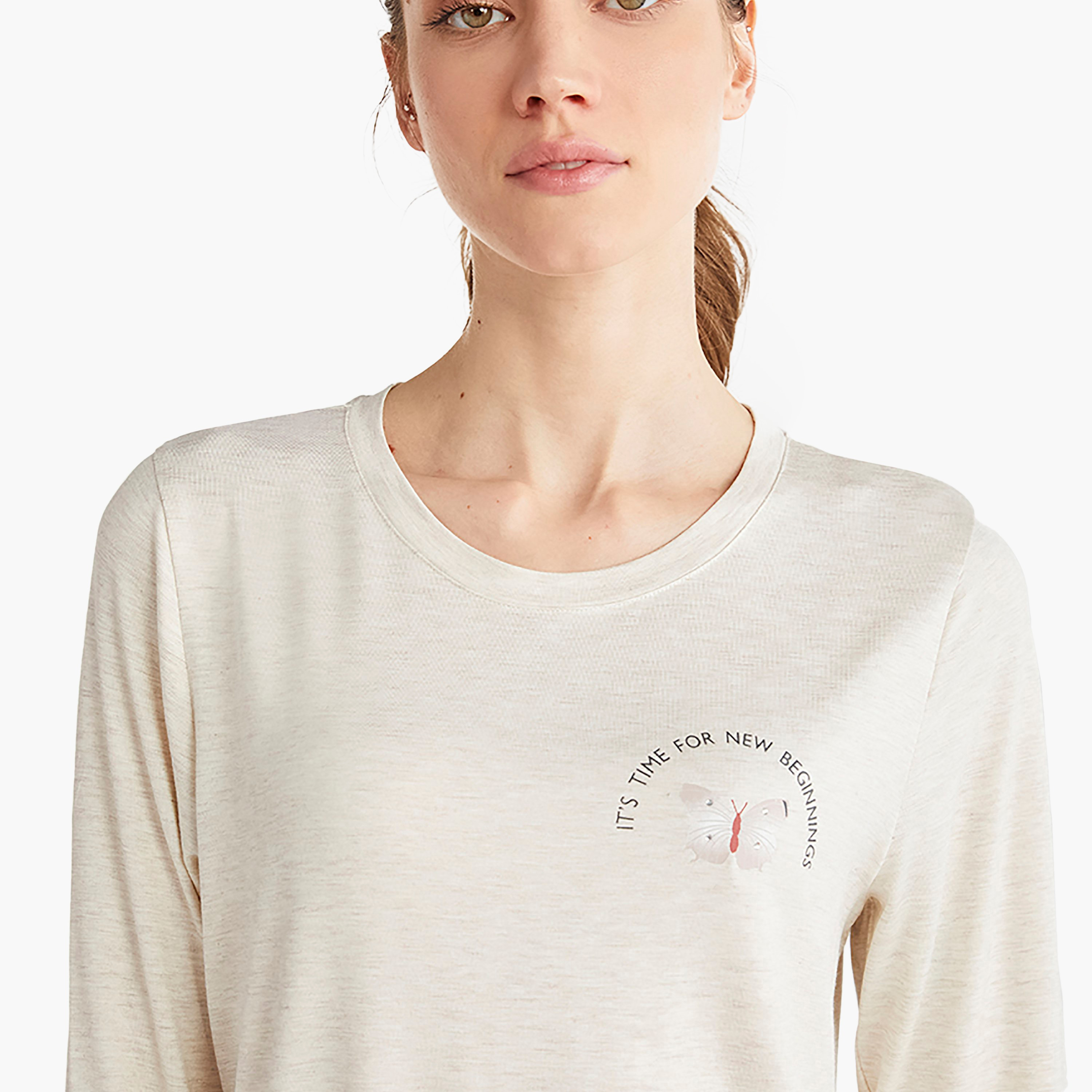 طقم بيجامة مع تي شيرت بفتحة رقبة V وقميص بيجامة نسائي من كاثرينز-women-clothing-nightwear-pyjamas-longsets-image-2