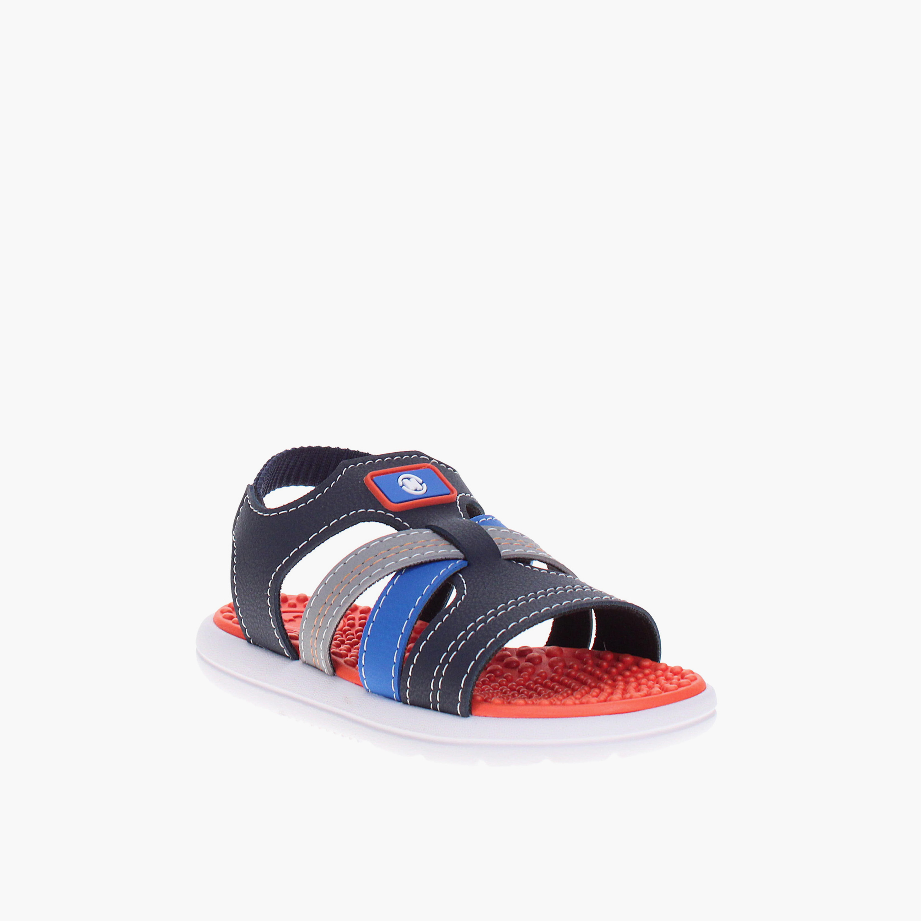 Molekinho by Geoomnii Boys Elastic Strap Tra Sandals | 2619-211-13958-96796        -boys-shoes-sandals-image-1