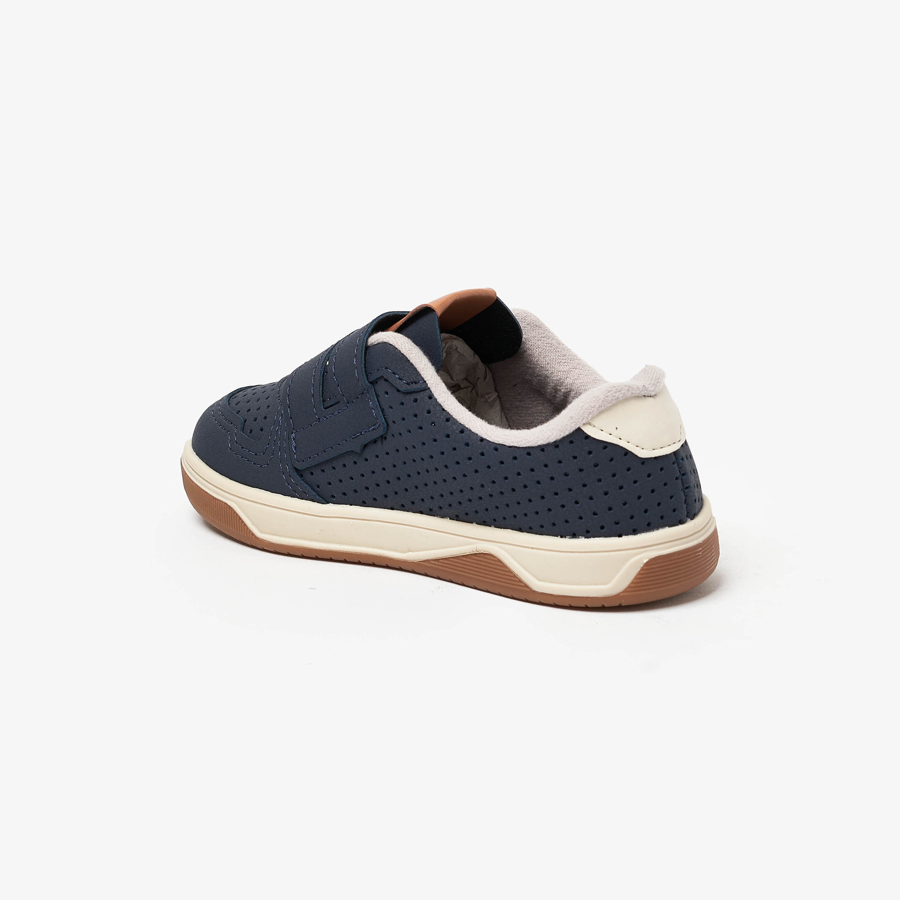Molekinho by Geoomnii Boys Perforated Velcro Low Top Sneakers | 2623-102-14909-36786       -boys-shoes-sneakers-image-3