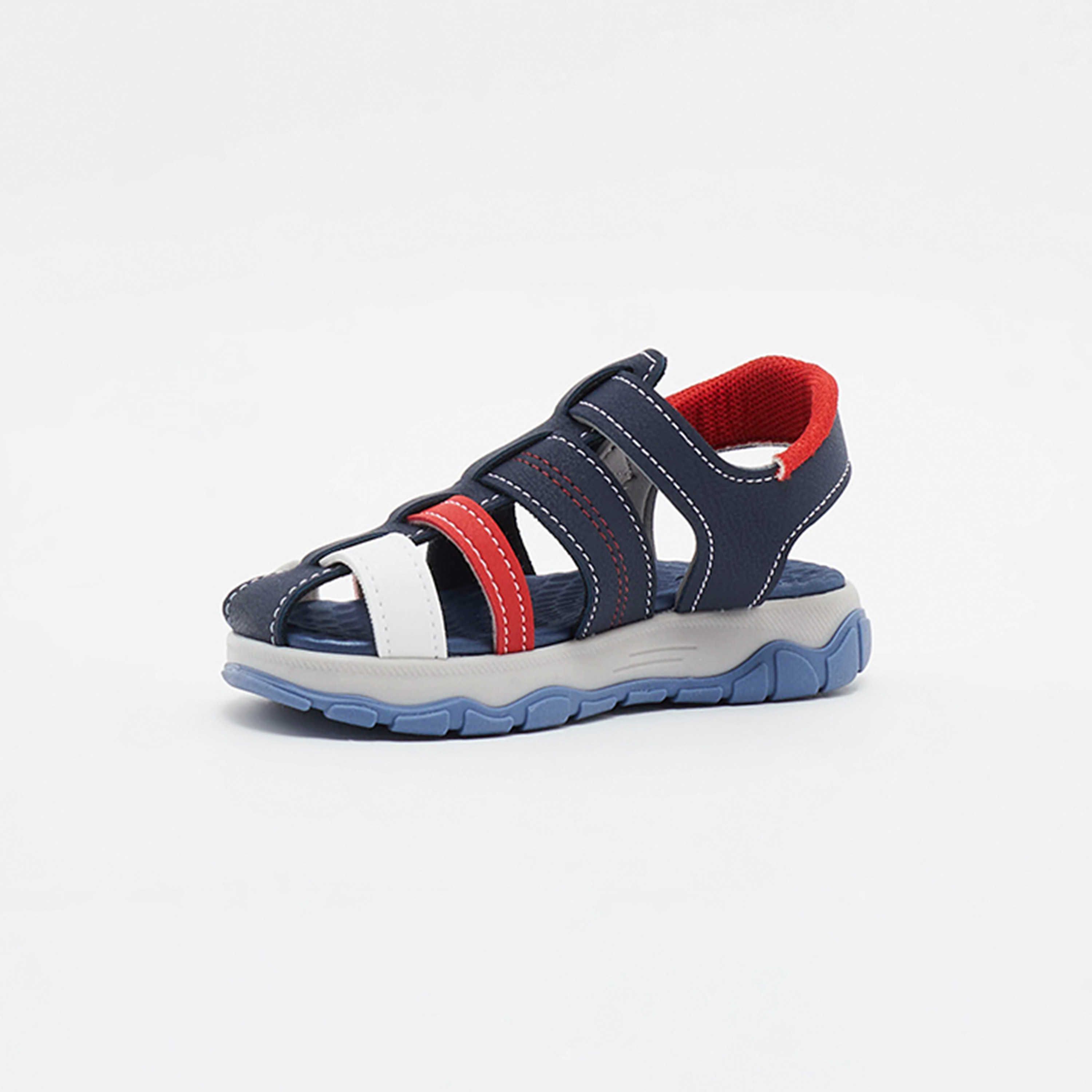 2624-109-13958 | صندل ذو كلر بلوك من موليكينهو للأطفال مع مزود بشريط فيلكرو-boys-shoes-sandals-image-2