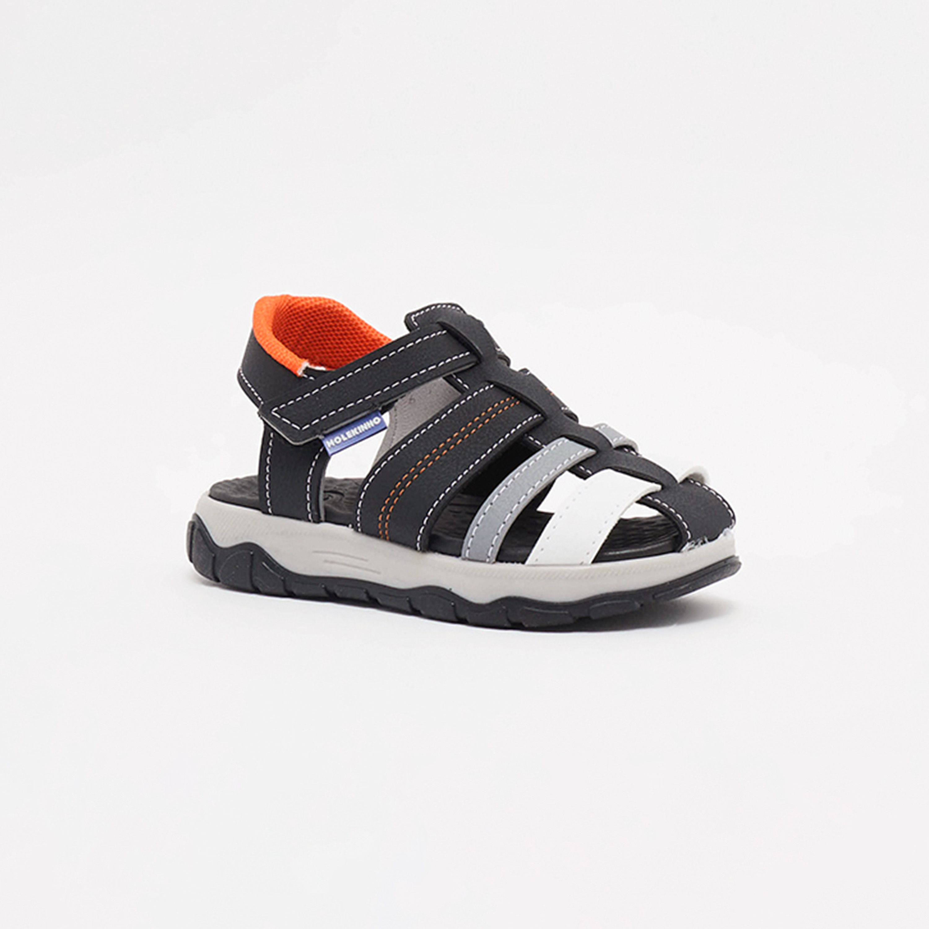 2624-109-13958 | صندل ذو كلر بلوك من موليكينهو للأطفال مع مزود بشريط فيلكرو-boys-shoes-sandals-image-5