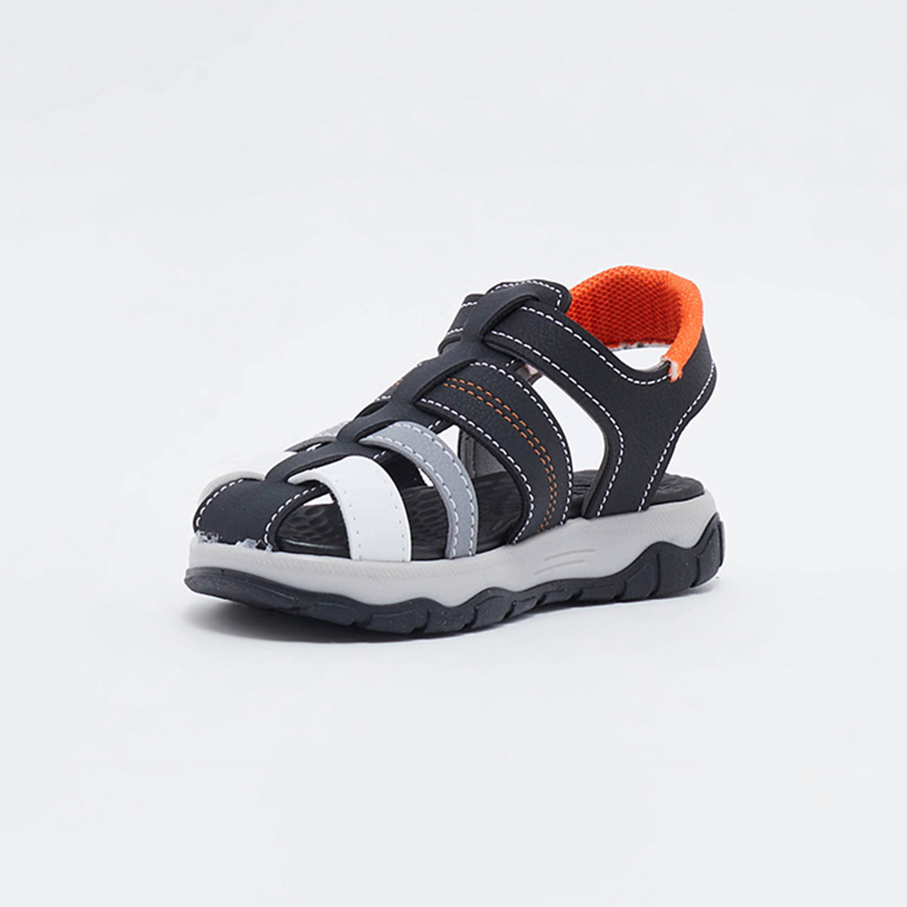 2624-109-13958 | صندل ذو كلر بلوك من موليكينهو للأطفال مع مزود بشريط فيلكرو-boys-shoes-sandals-image-6