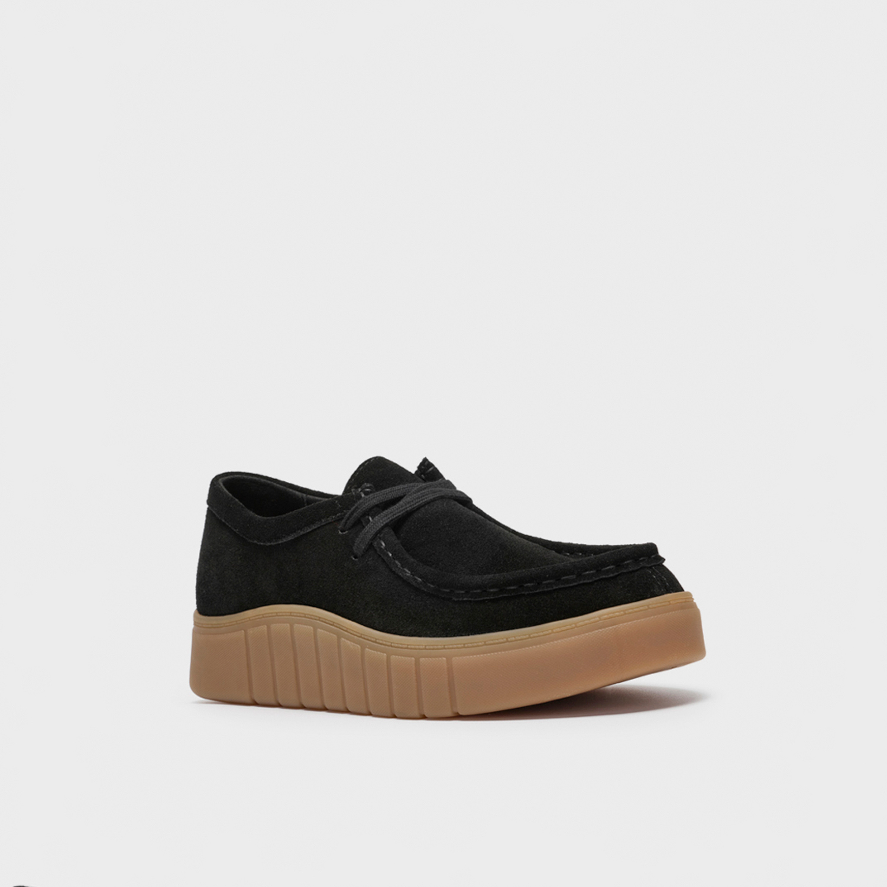 Clarks Women's Suede Lace-Up Low-Ankle Sneakers | 26320192-women-shoes-sneakers-image-1