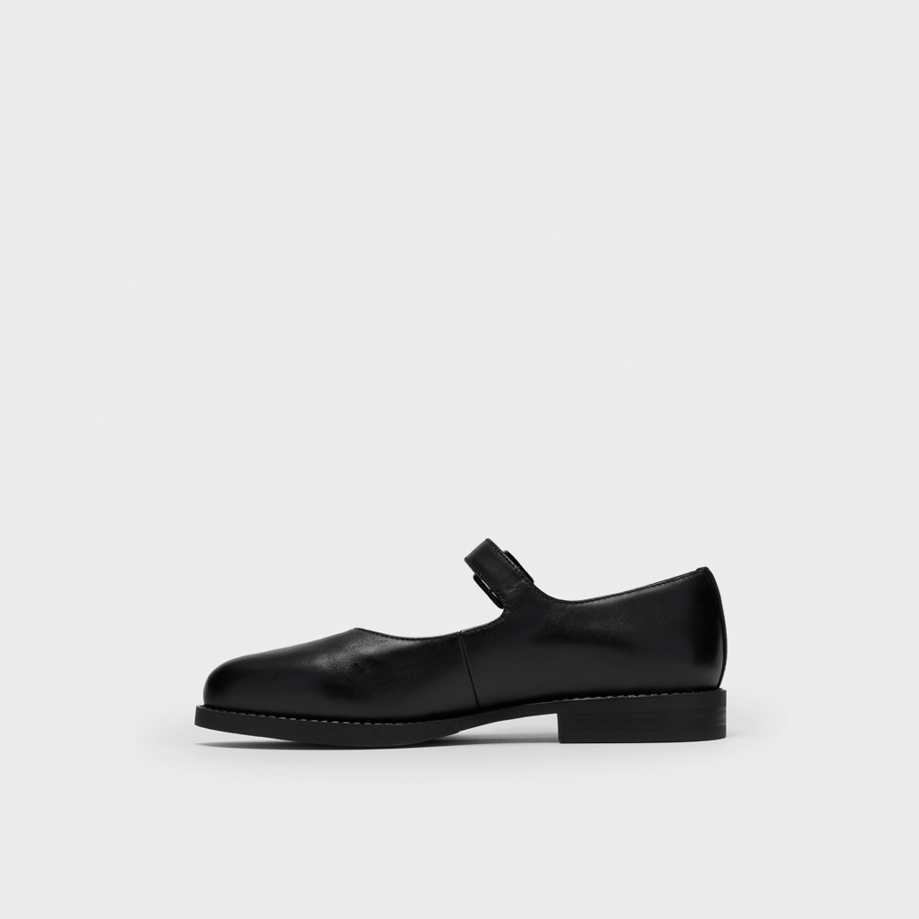 Clarks Women's Leather Buckle Mary Jane Shoes with Block Heels | 26320286-women-shoes-ballerinas-image-2