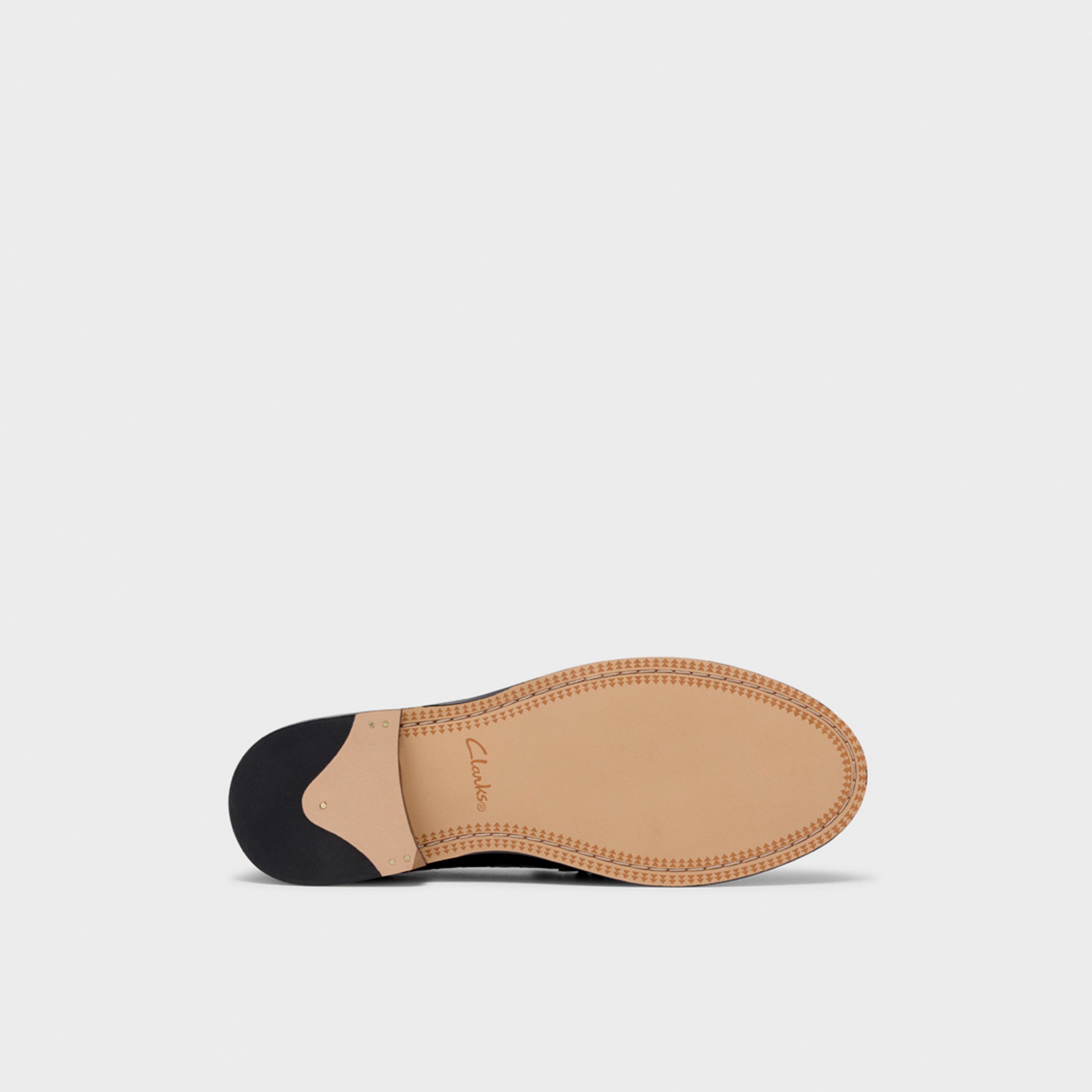 Clarks Women's Leather Slip-On Loafers with Block Heels | 26327145-women-shoes-loafersandmoccasins-image-4